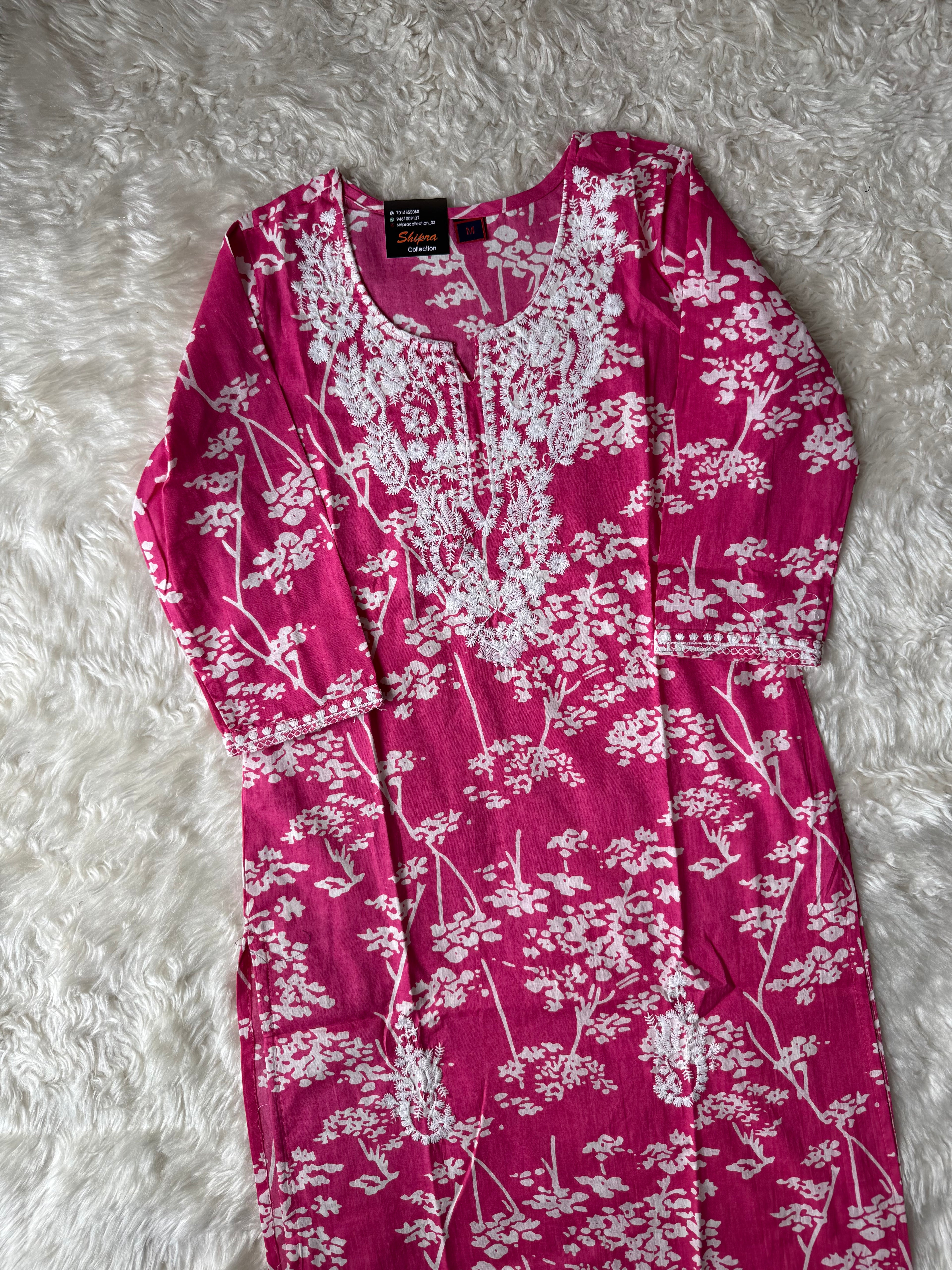 Cotton Kurti Pant Set