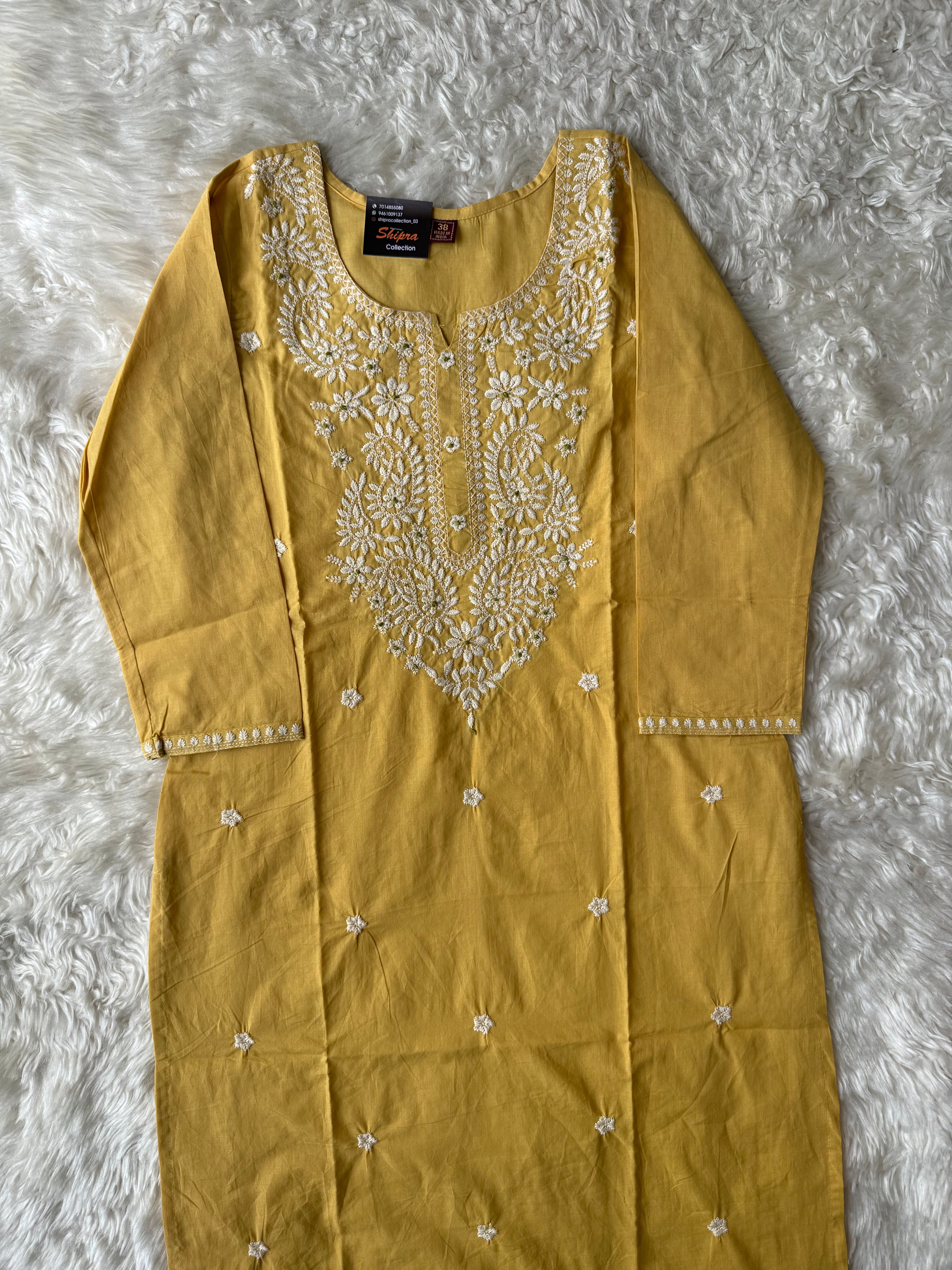 Premium Cotton Kurti Pant Dupatta Set