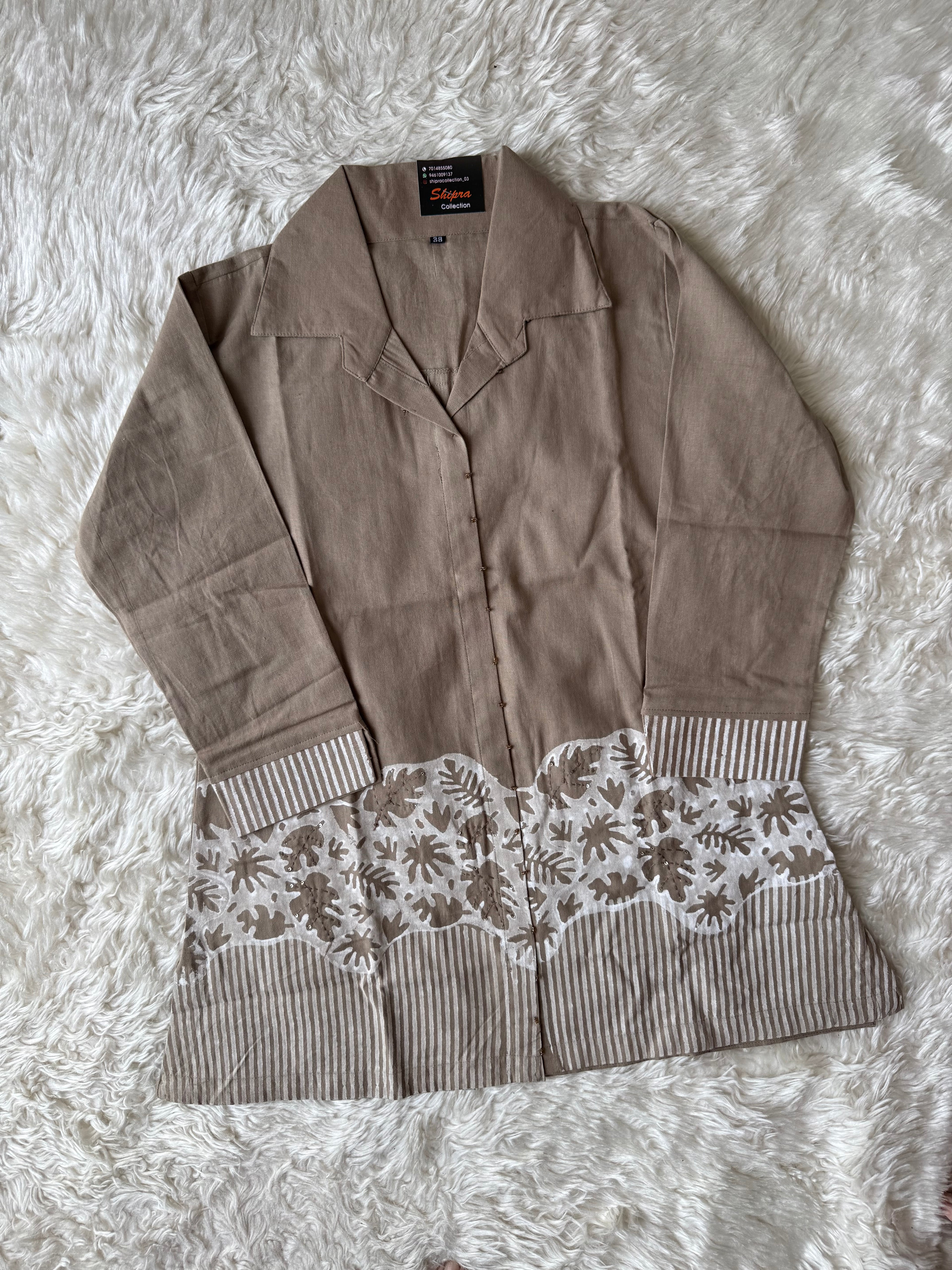 Soft Khadi Cotton Co-ord Set