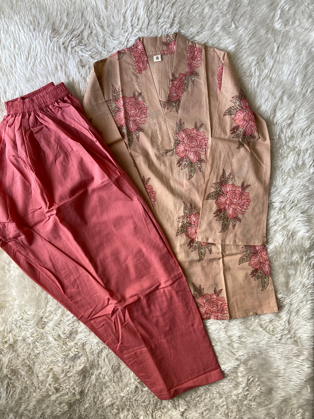 Premium Cotton Kurti Farshi Salwar Set