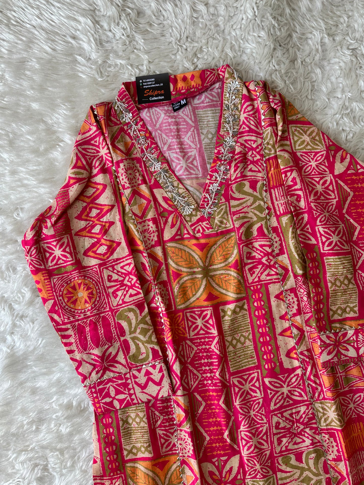 Premium Muslin Silk Kurti Pant Set