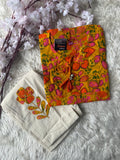 Breathable Cotton Patch Work Co-ord Set