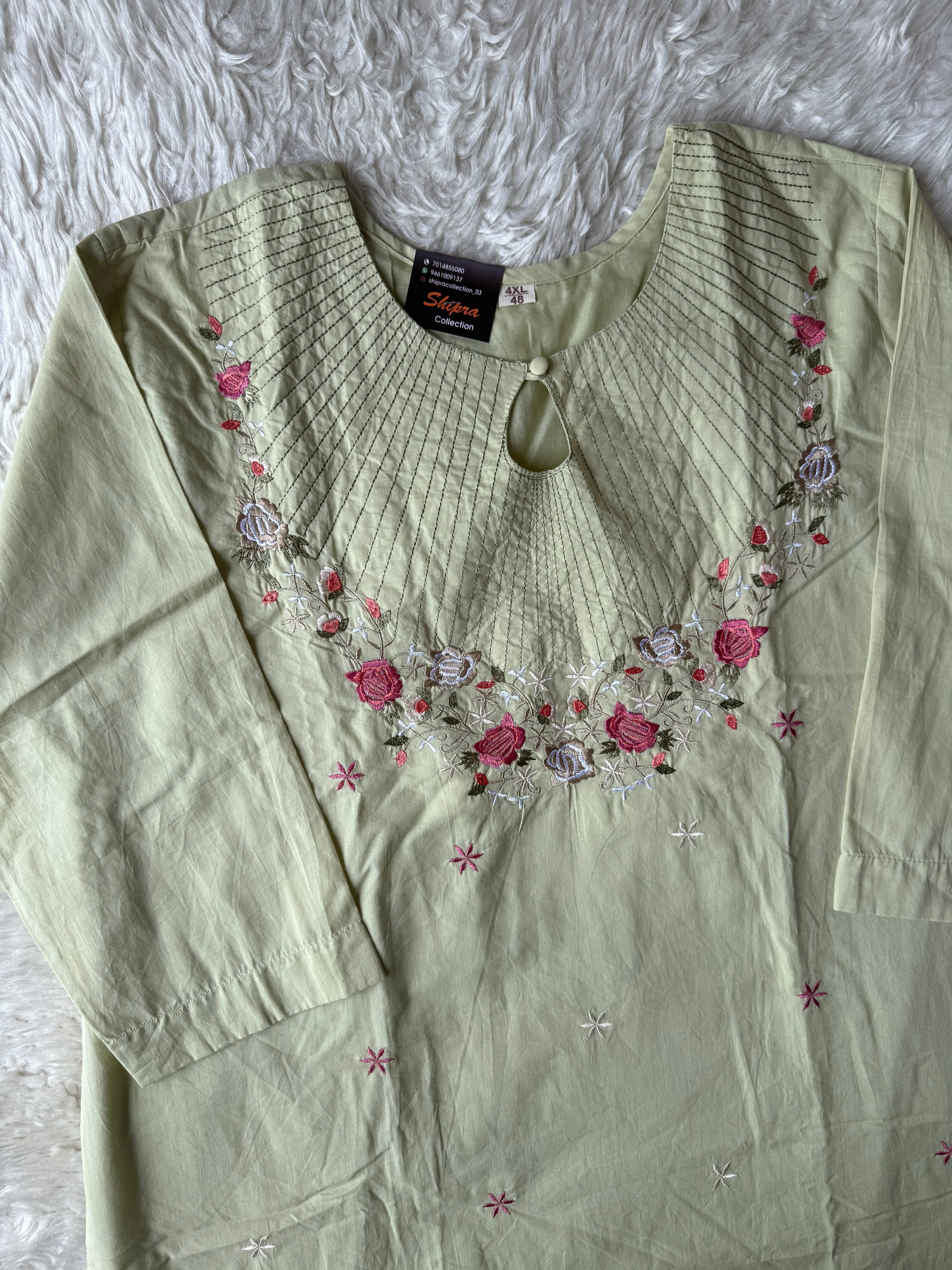 Premium Mul Cotton Thread Work Collection