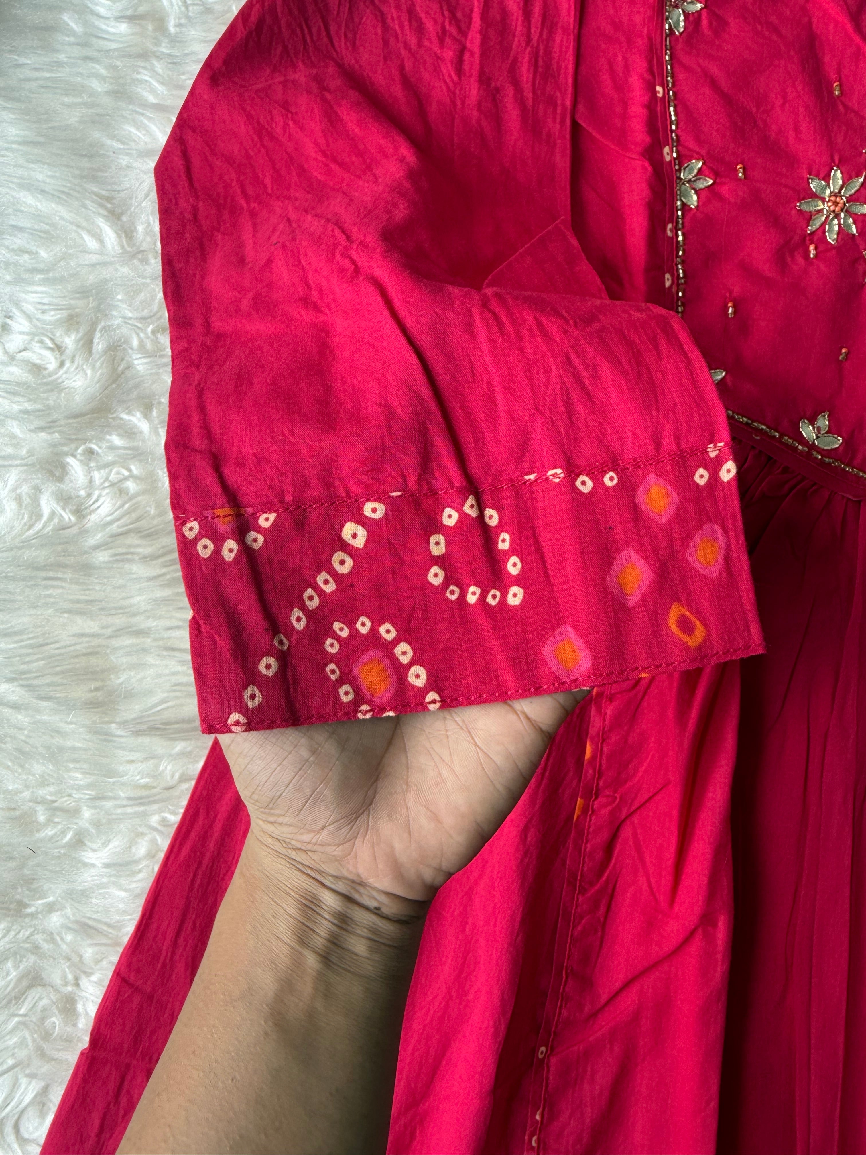 Premium Cotton Bandhani Set