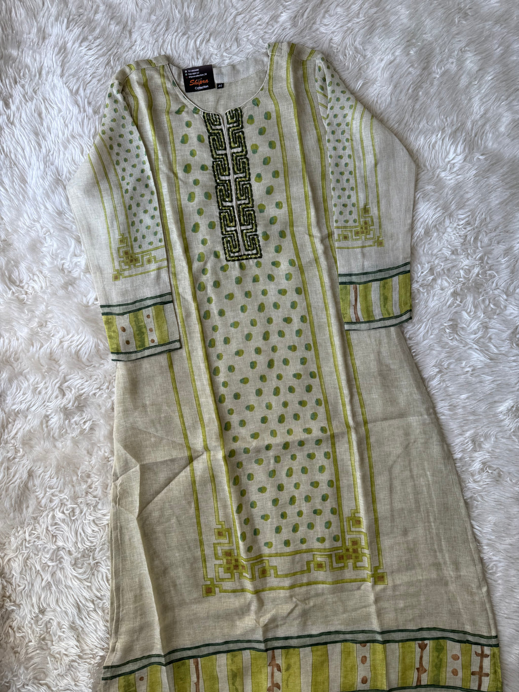 Linen Kurti Pant Dupatta Set