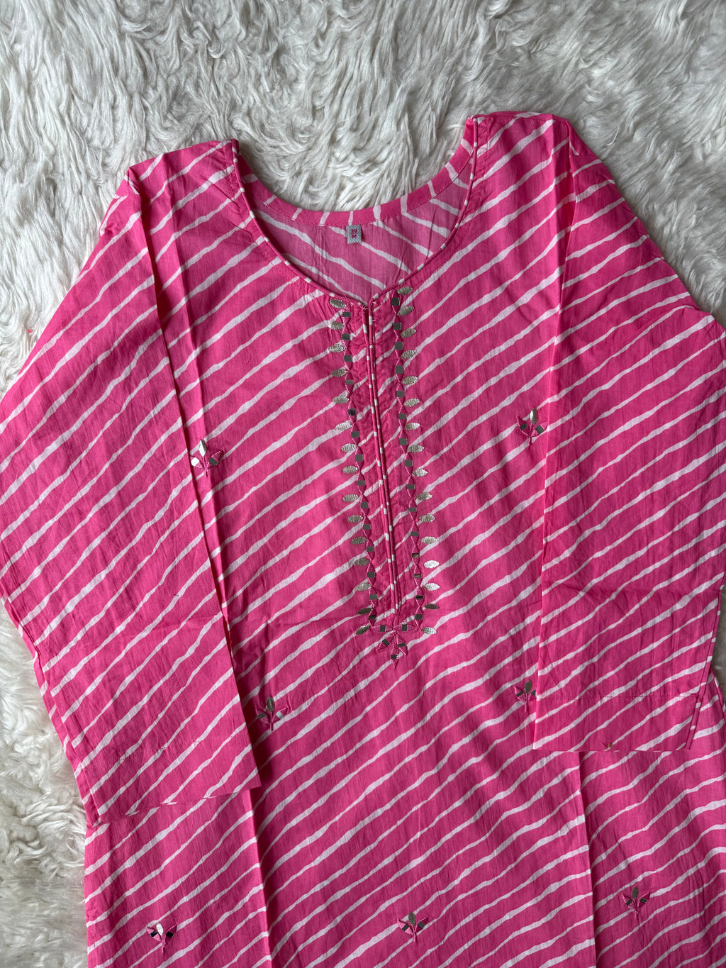 Premium Cotton Lehariya Set
