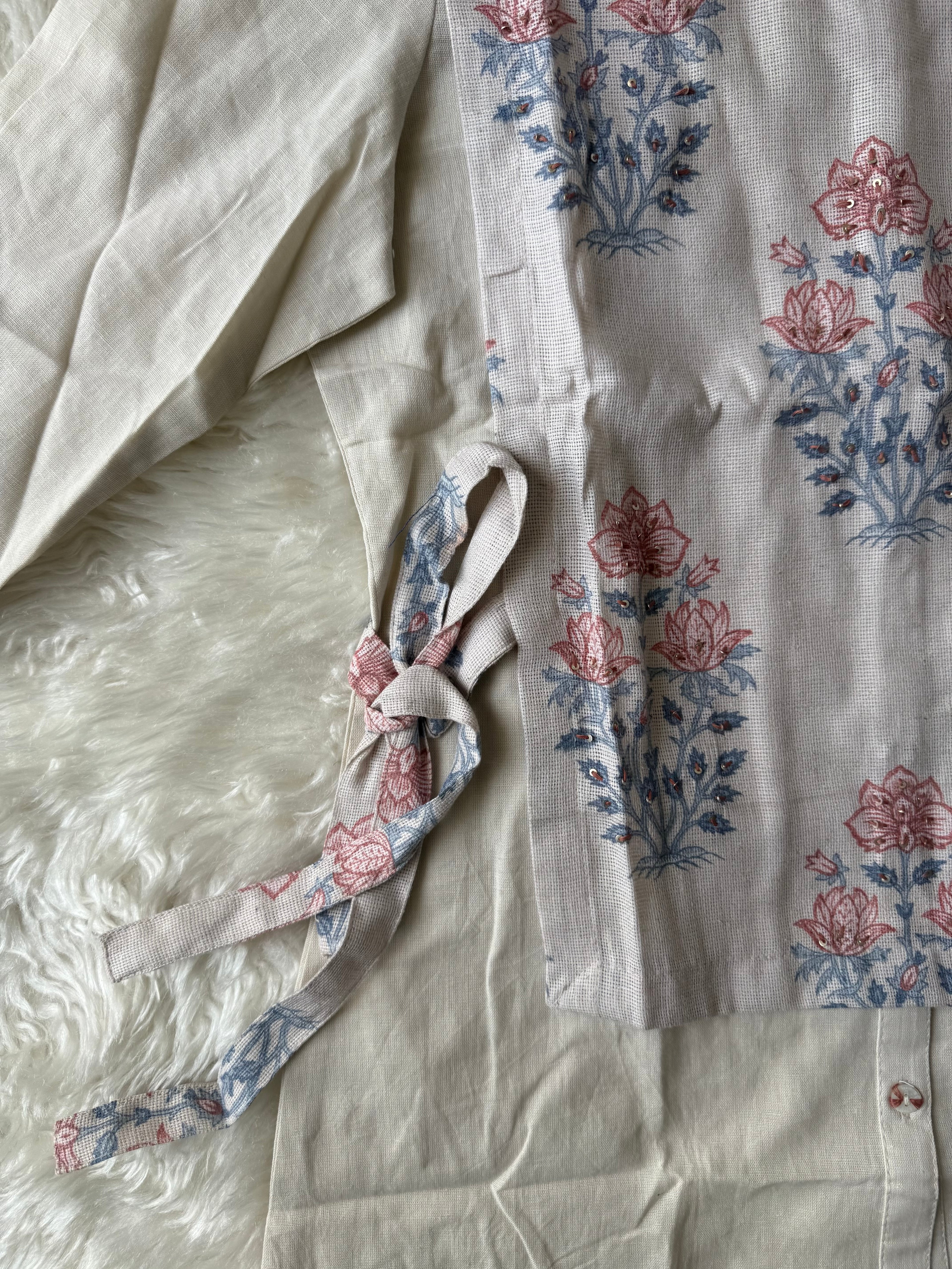 Jute Linen Co-ord Set