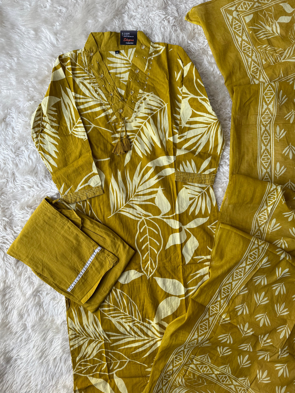 Budget Friendly Kurti Pant Dupatta Set