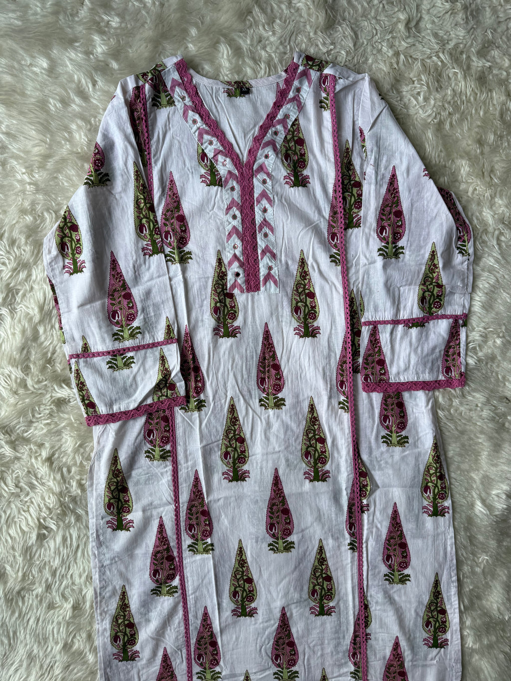 Cotton Kurti Pant Set