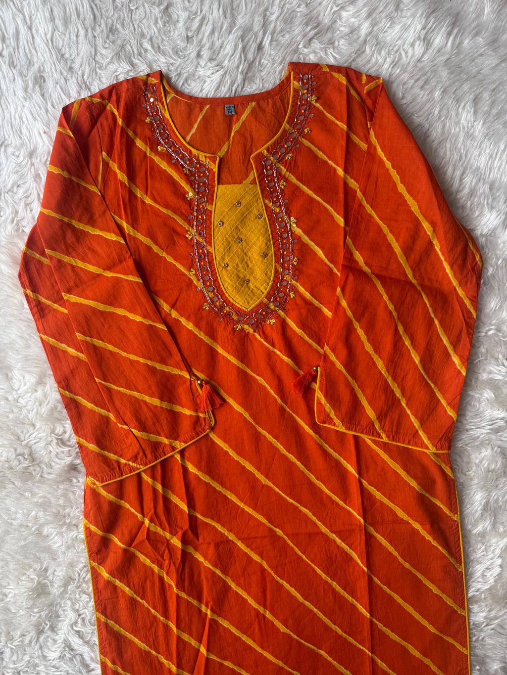 Premium Cotton Lehariya Set