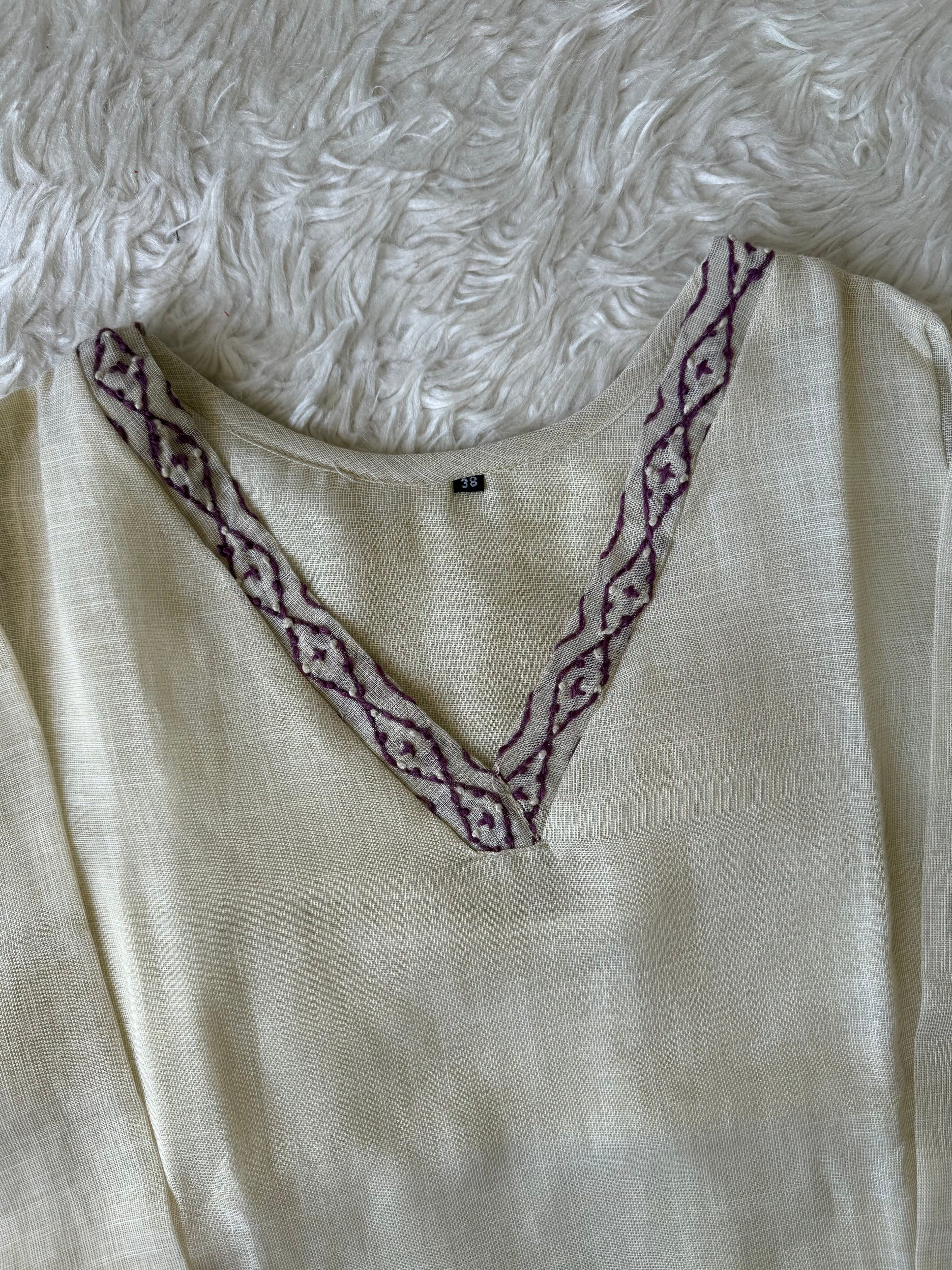 Linen Kurti Pant Dupatta Set