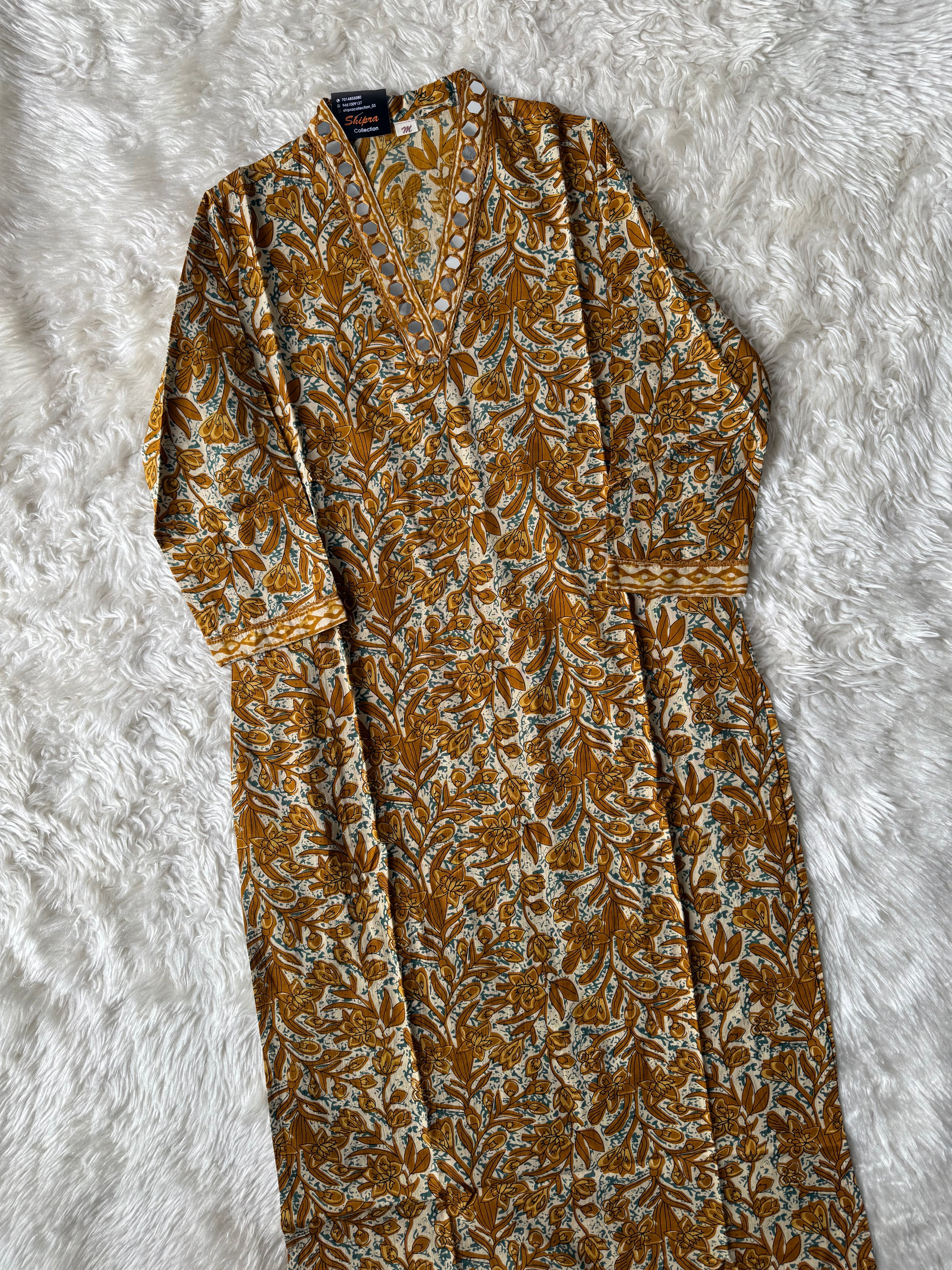Premium Cotton Kurti Pant Dupatta Set