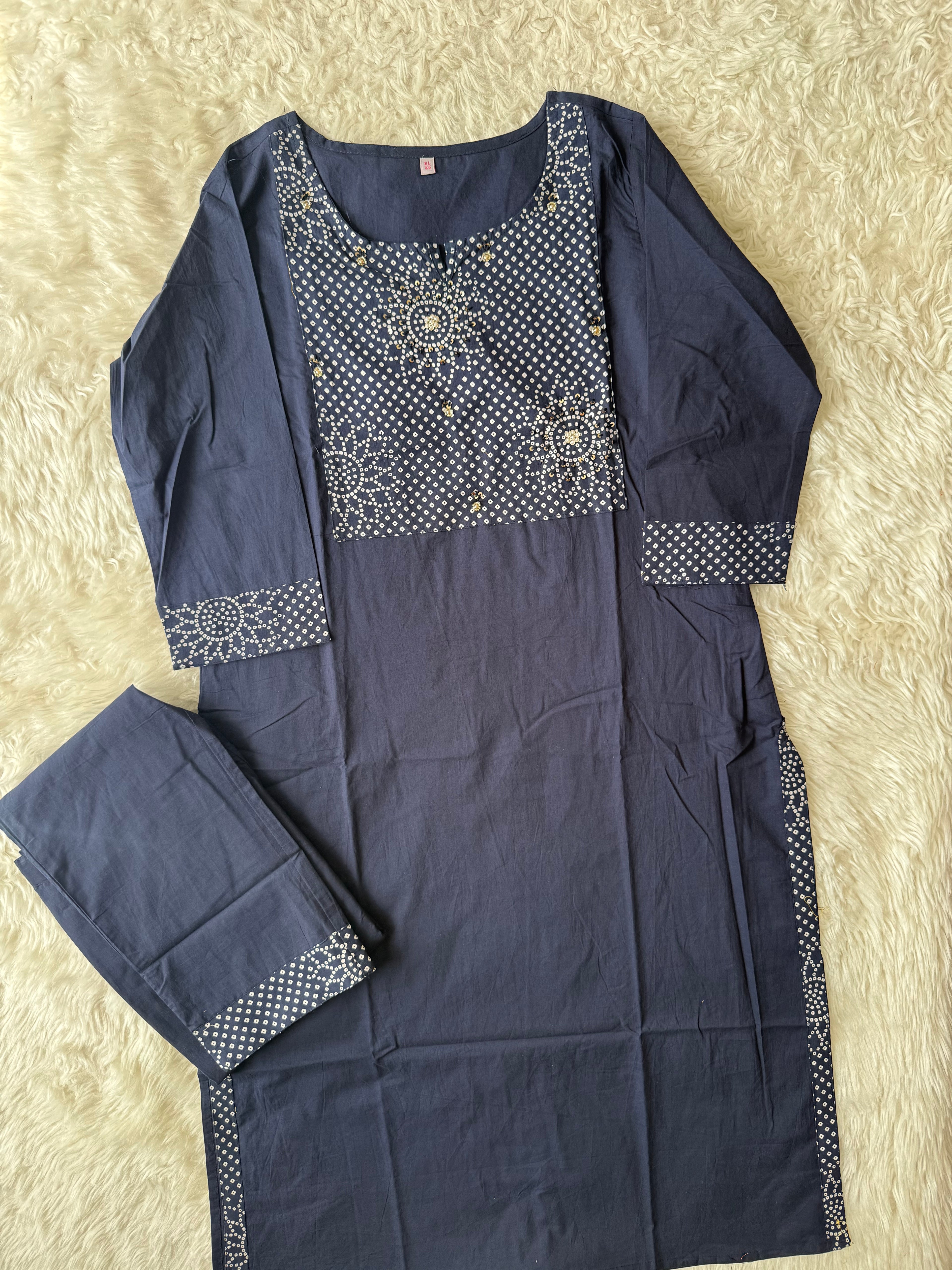 Premium Cotton Kurti Pant Set