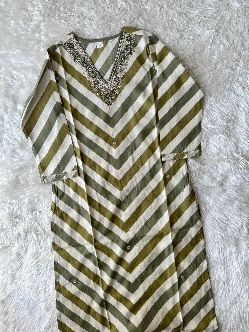 Pure Muslin Silk Kurti Pant Set