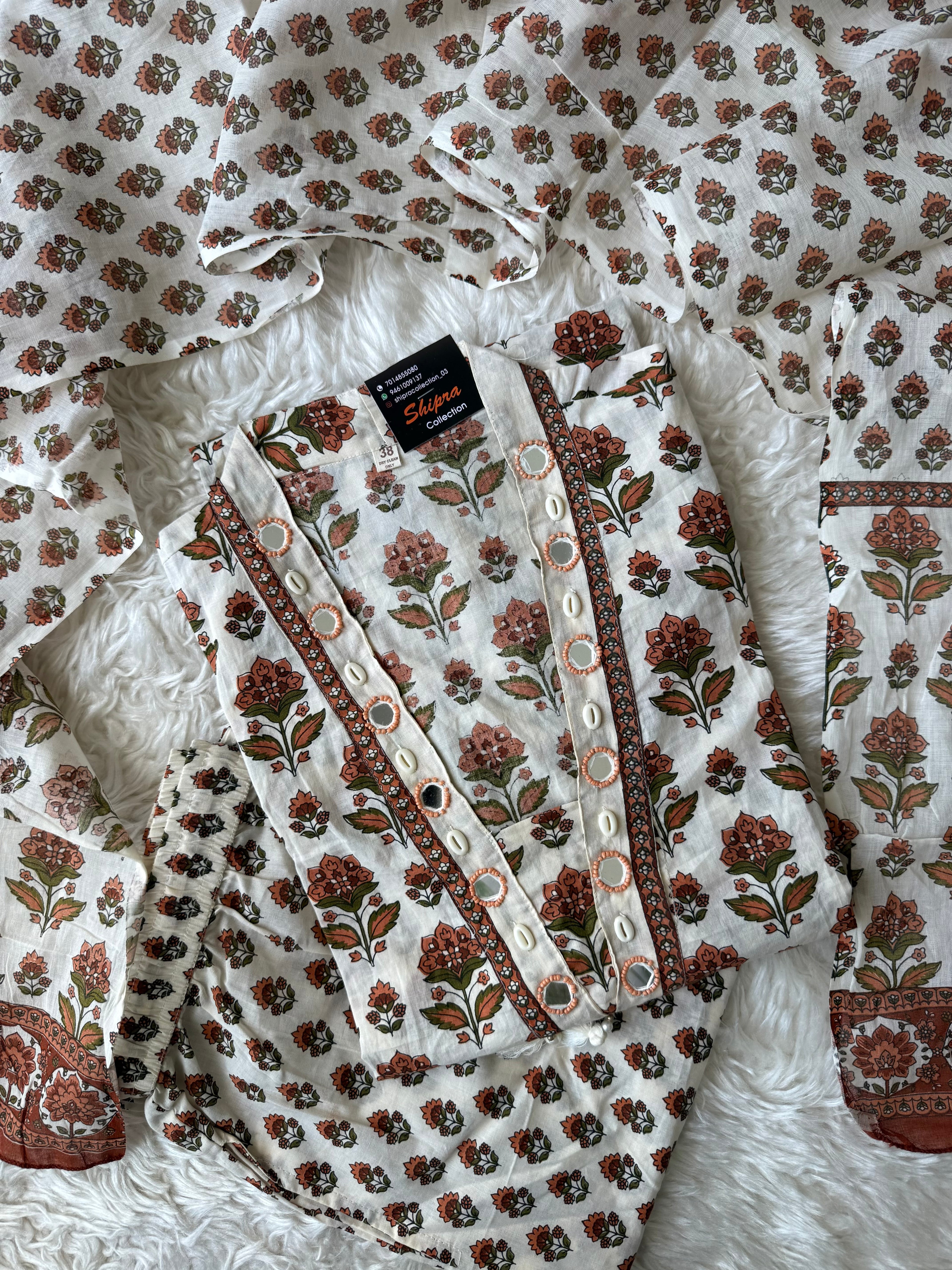 Premium Cotton Pocket Details Set