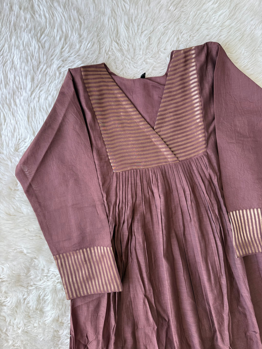 Mul Chanderi Kurti Pant Dupatta Set