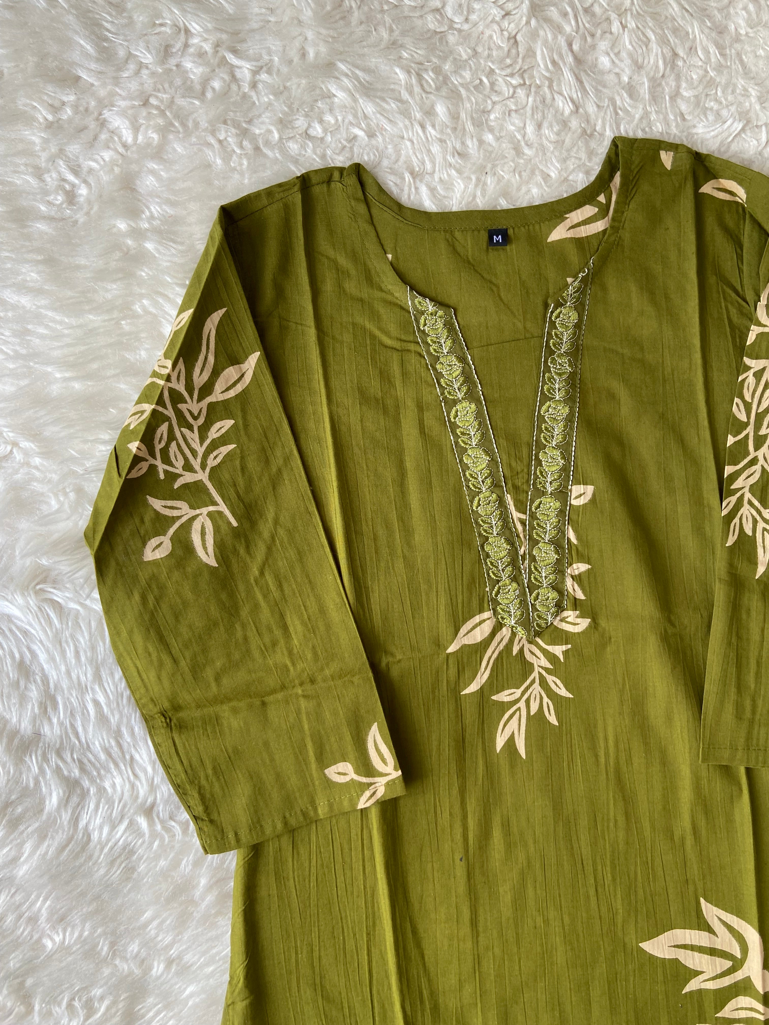 Budget Friendly Kurti Pant Dupatta Set