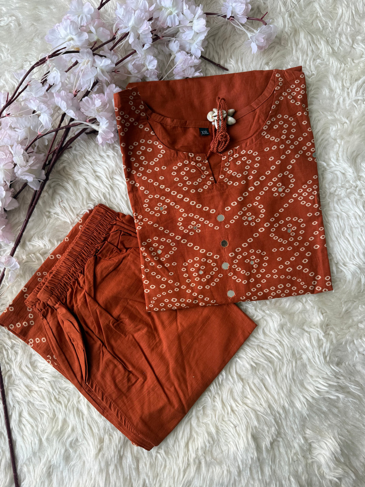 Cotton Kurti Pant Set