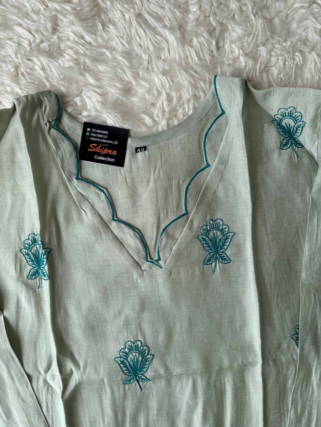 “ Plus Size” Muslin Silk Kurti Pant Dupatta Set
