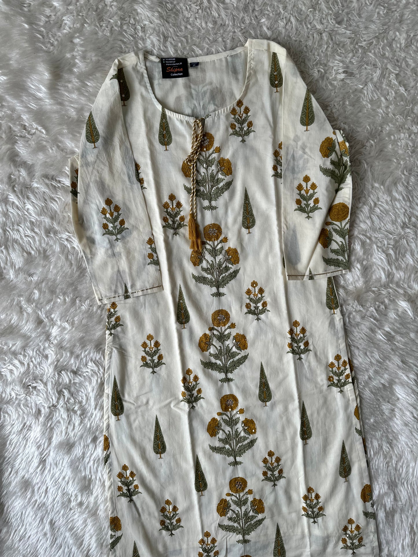 Premium Mul Cotton Kurti Pant Dupatta Set