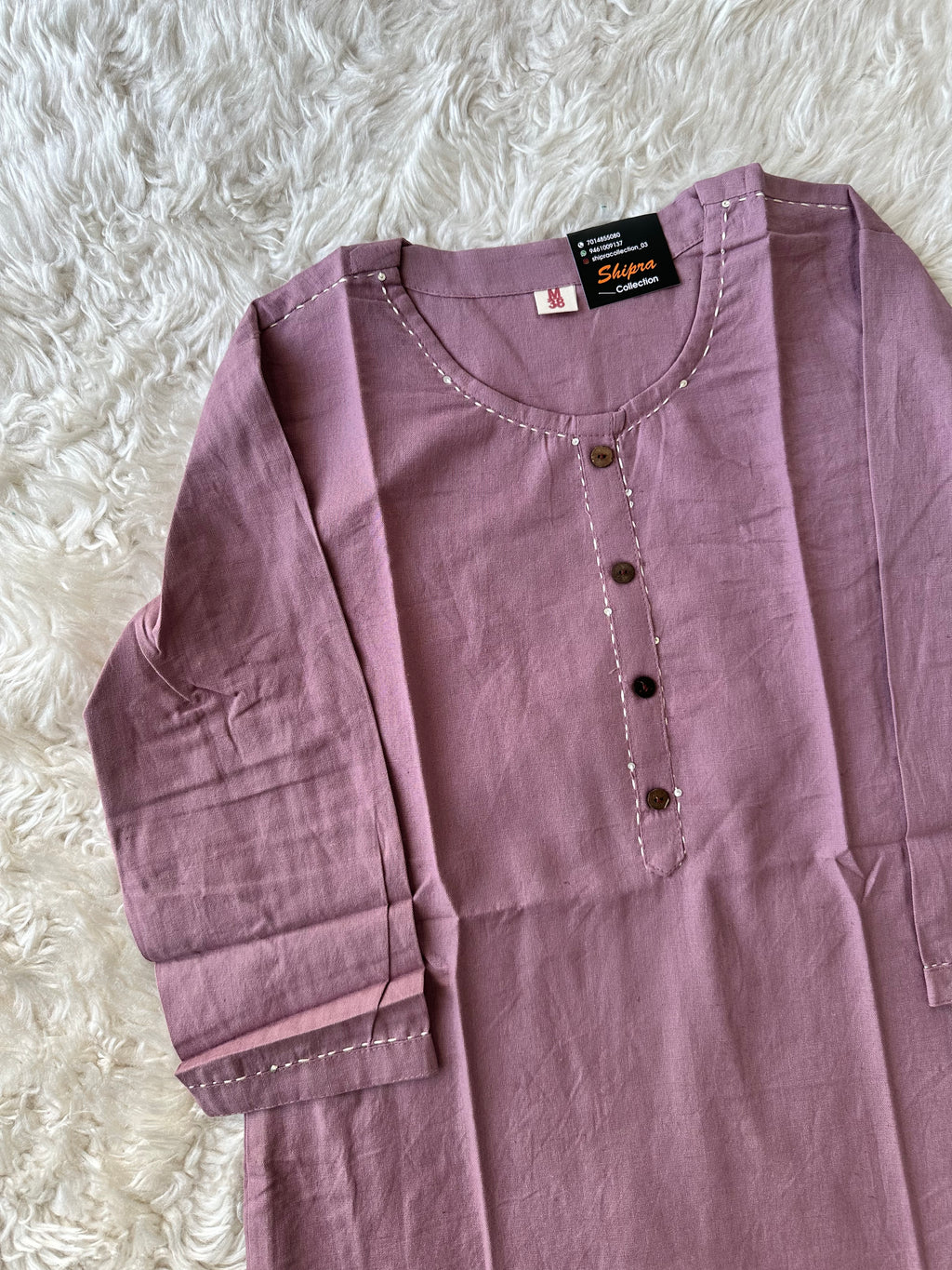 Khadi Cotton Short Kurti