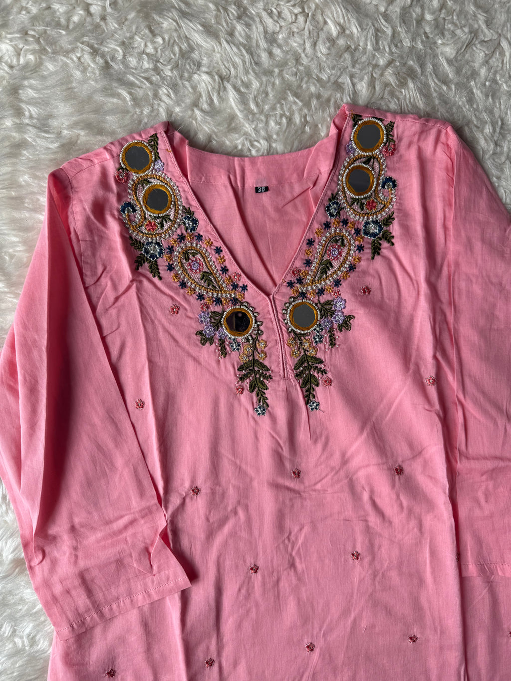 Premium Cotton Mirror Work Collection