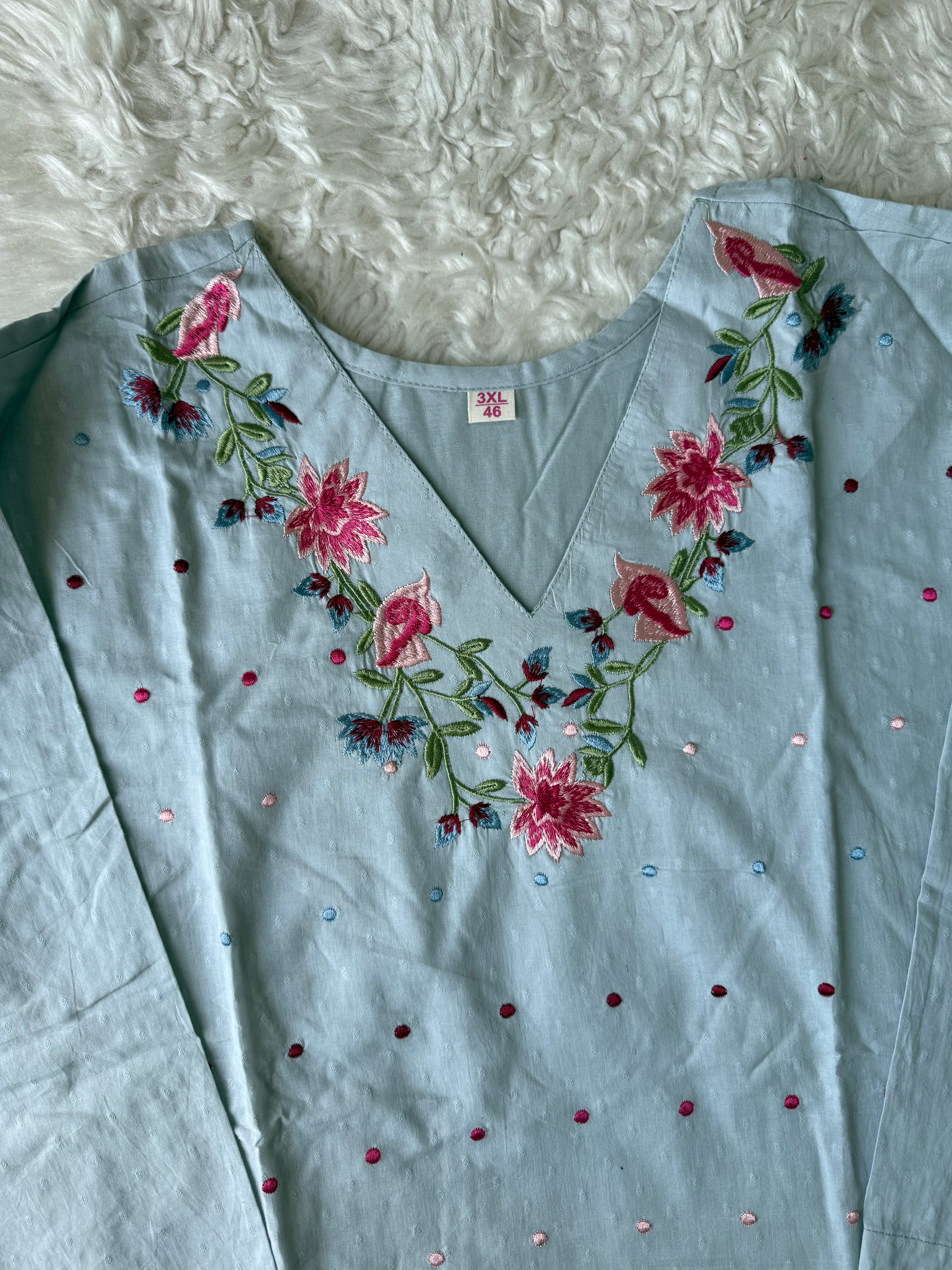 Premium Mul Cotton Thread Work Collection