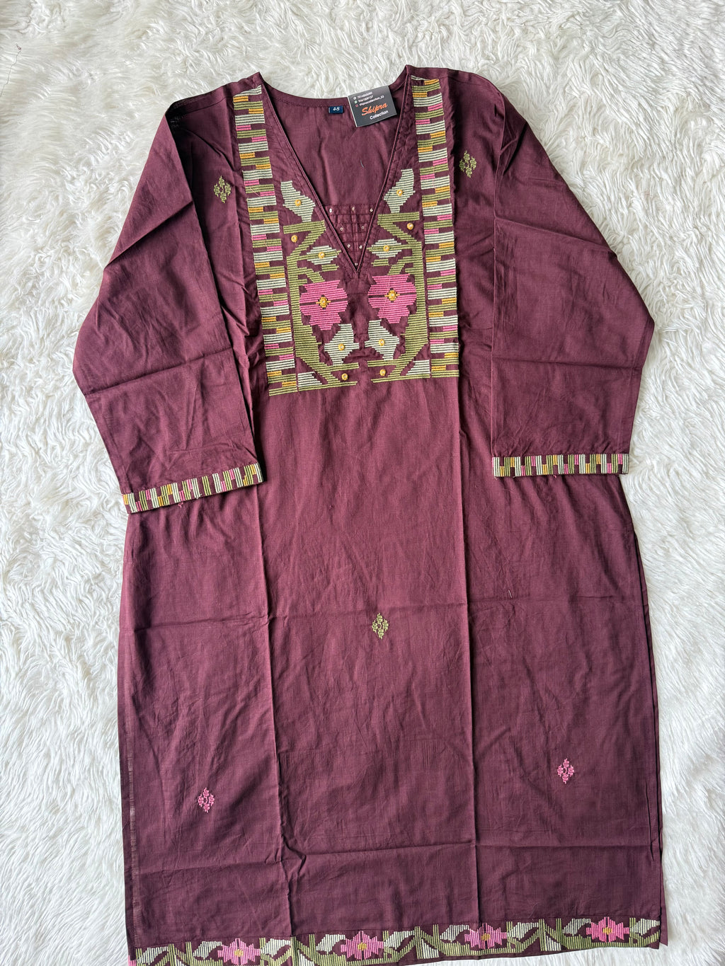 Premium Cotton Kurti Pant Dupatta Set