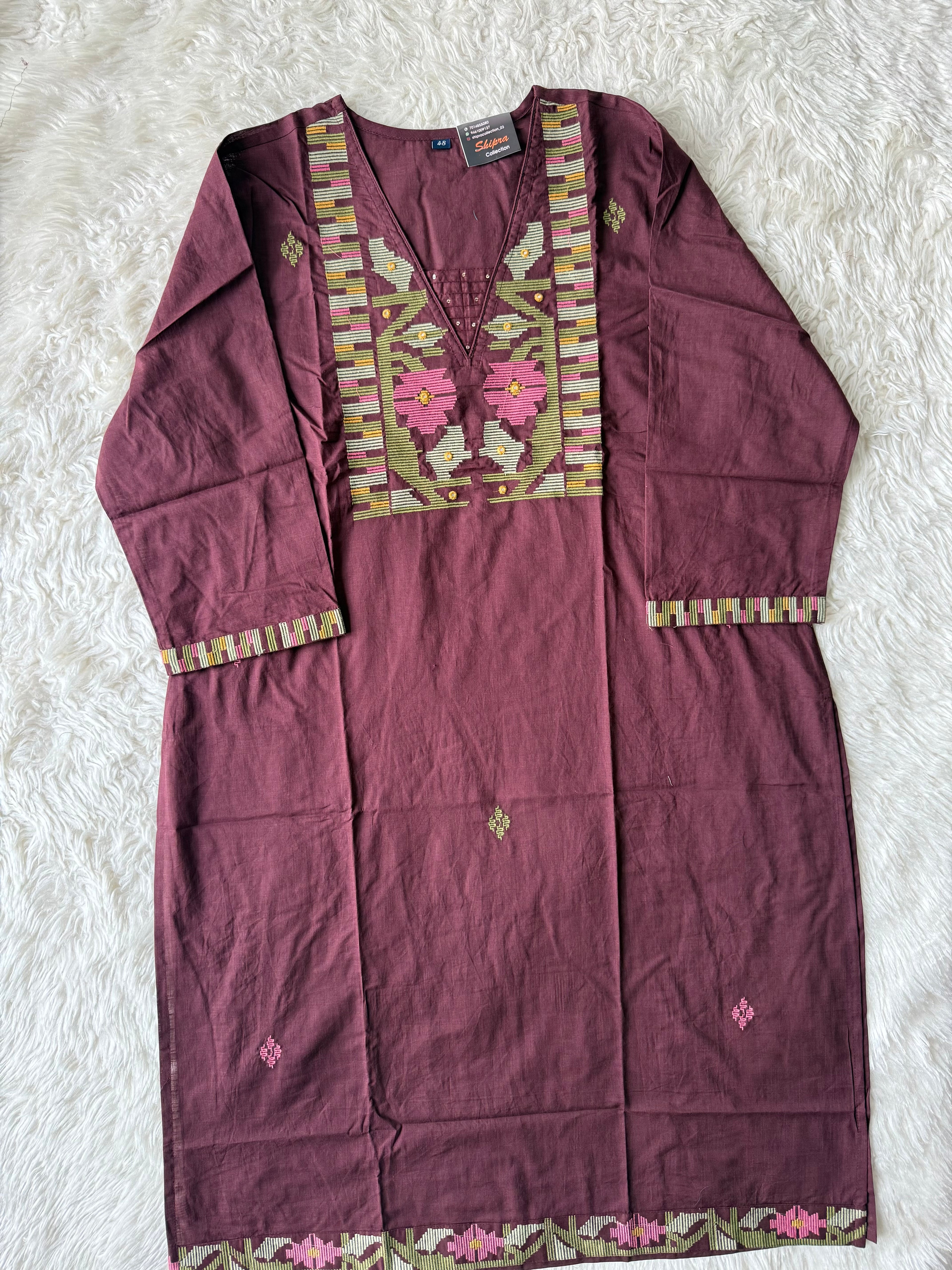 Premium Cotton Kurti Pant Dupatta Set