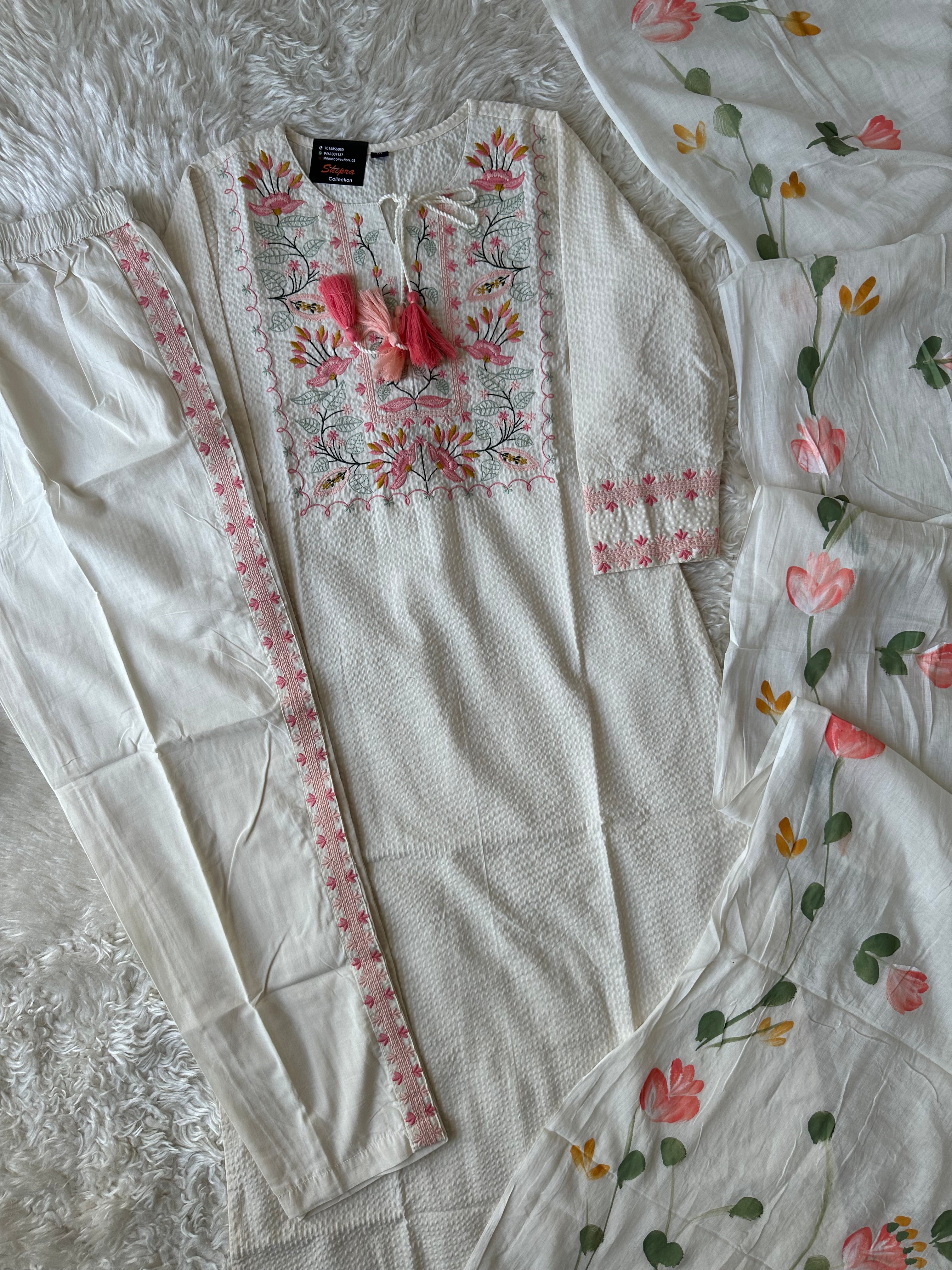 Premium Cotton Thread Work Collection