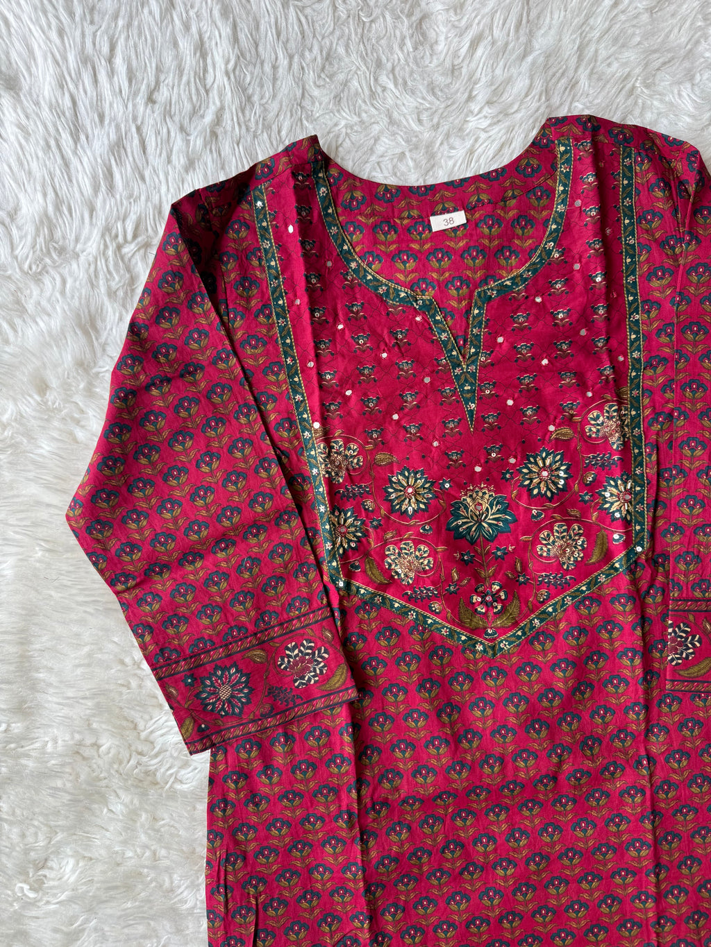 Premium Cotton Kurti Pant Dupatta Set