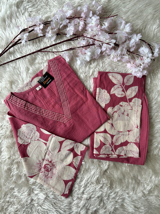 Pure Cotton Co-ord Set