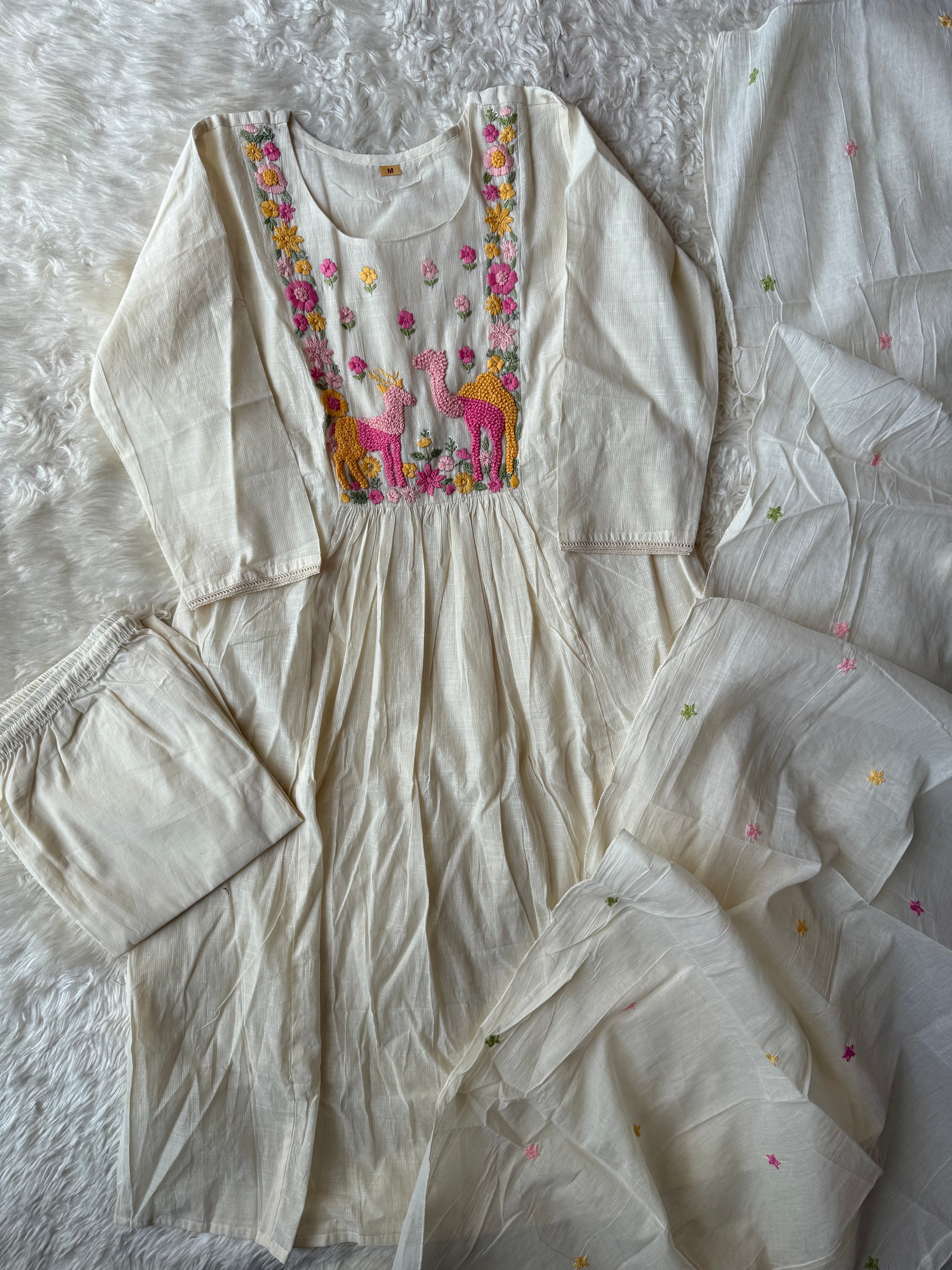 Premium Mul Cotton Embroidery Work Collection