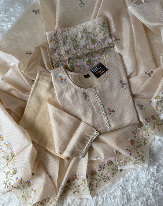 Doriya Kurti Pant Dupatta Set
