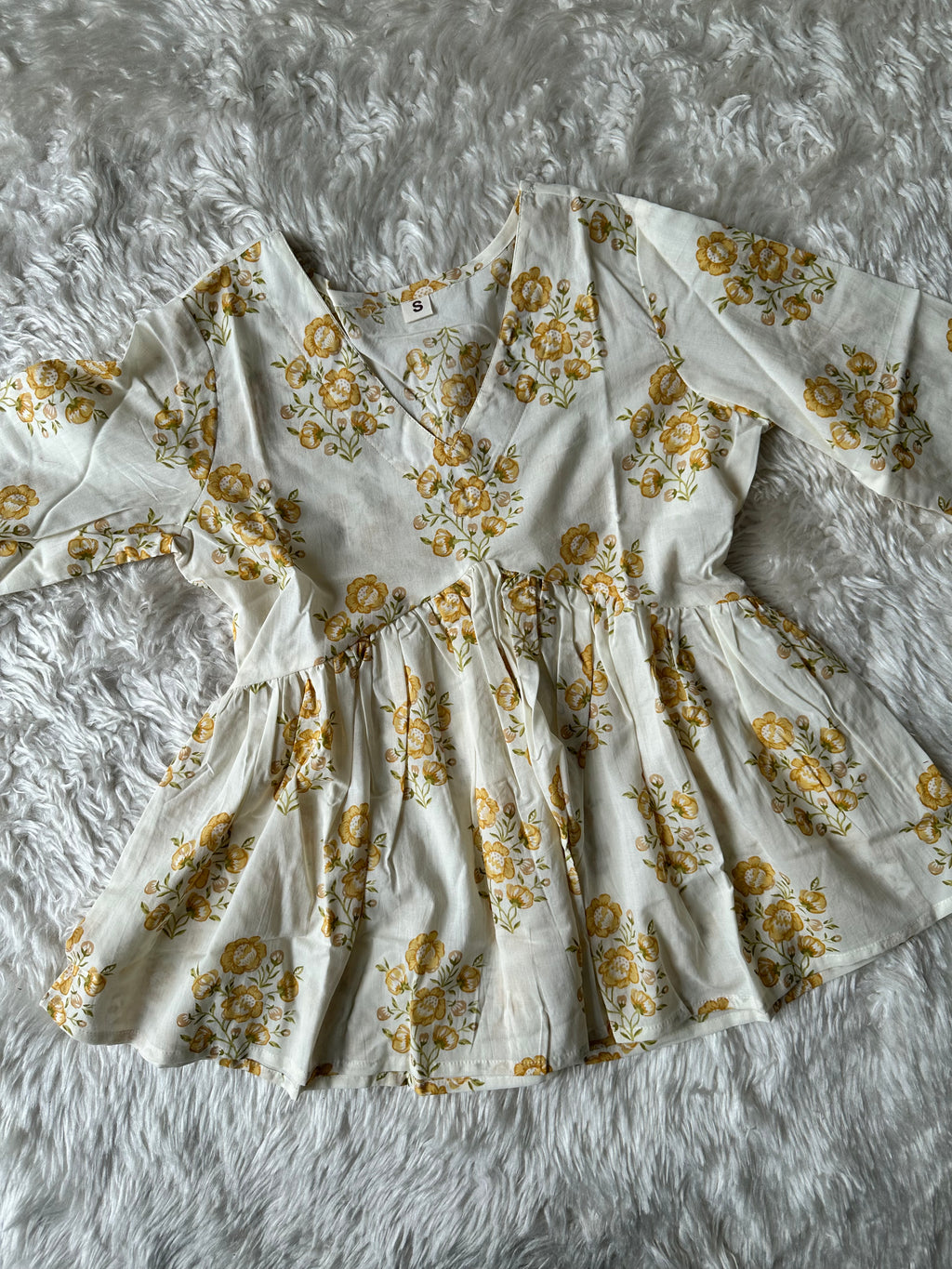 Premium Cotton Peplum Kurti