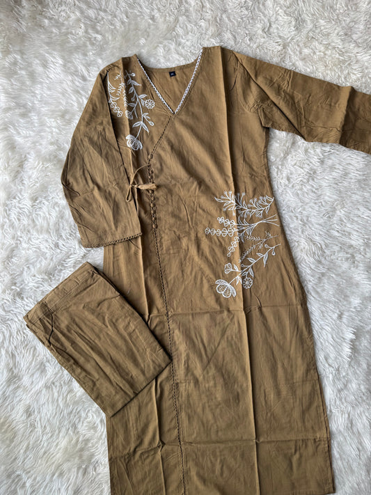 Cotton Kurti Pant Set