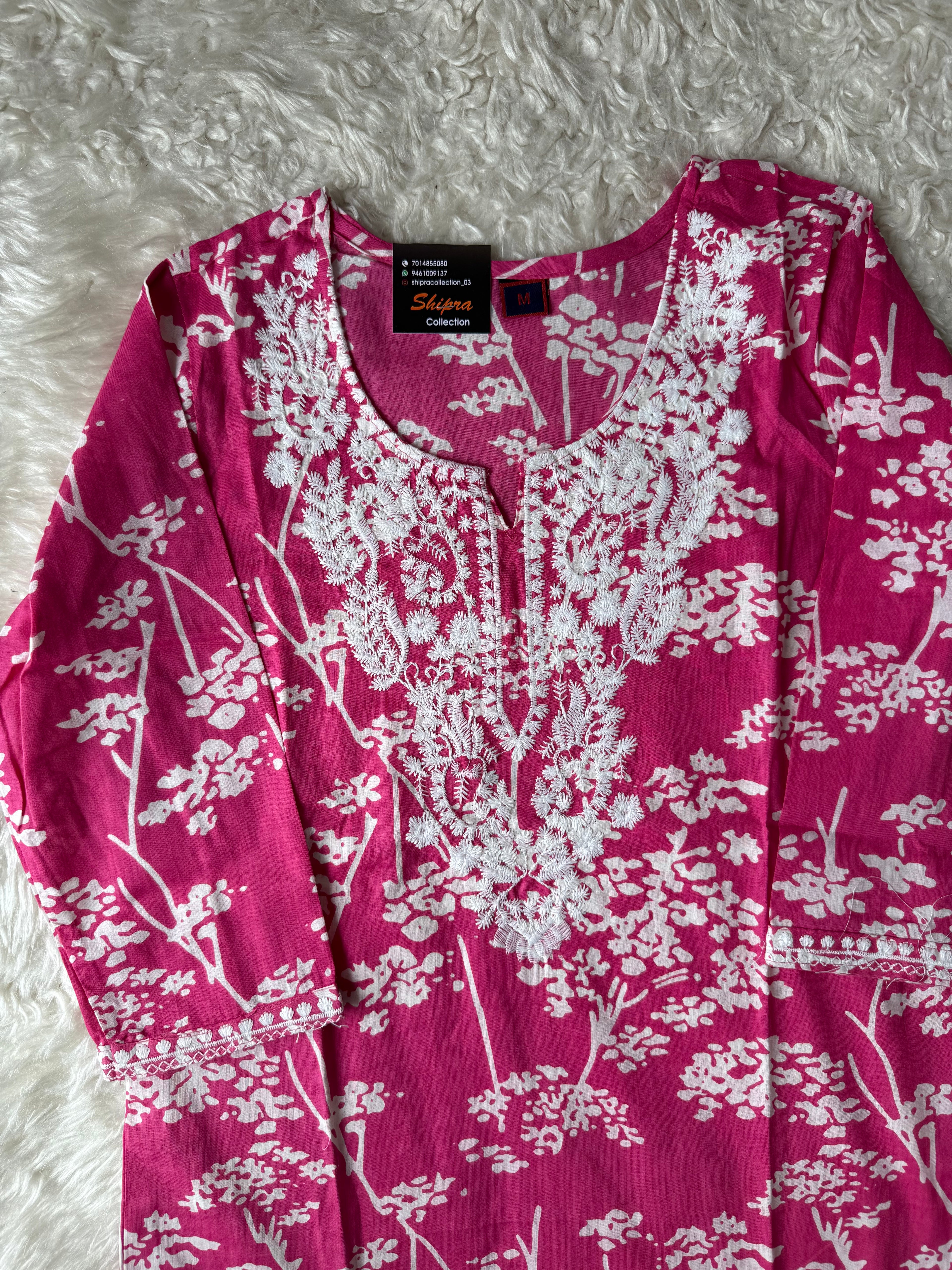Cotton Kurti Pant Set