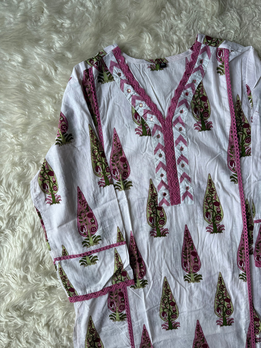 Cotton Kurti Pant Set
