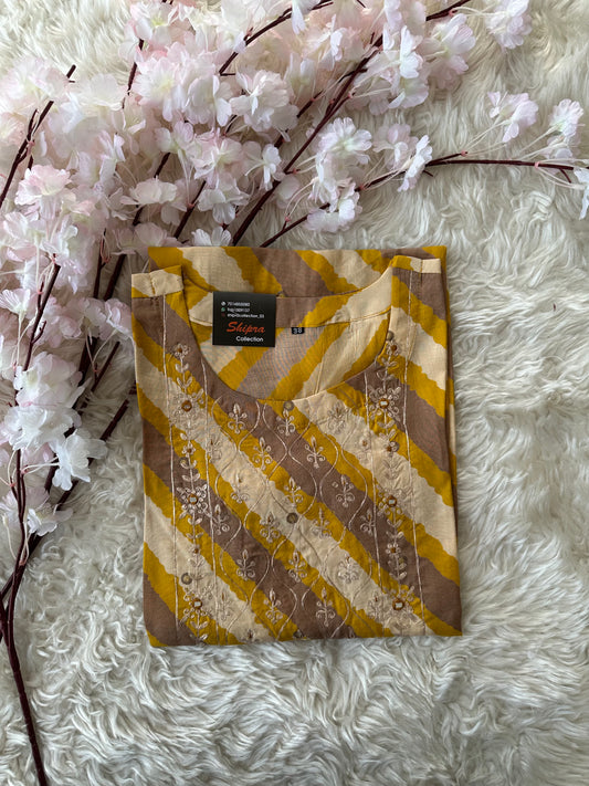 Pure Muslin Silk kurti