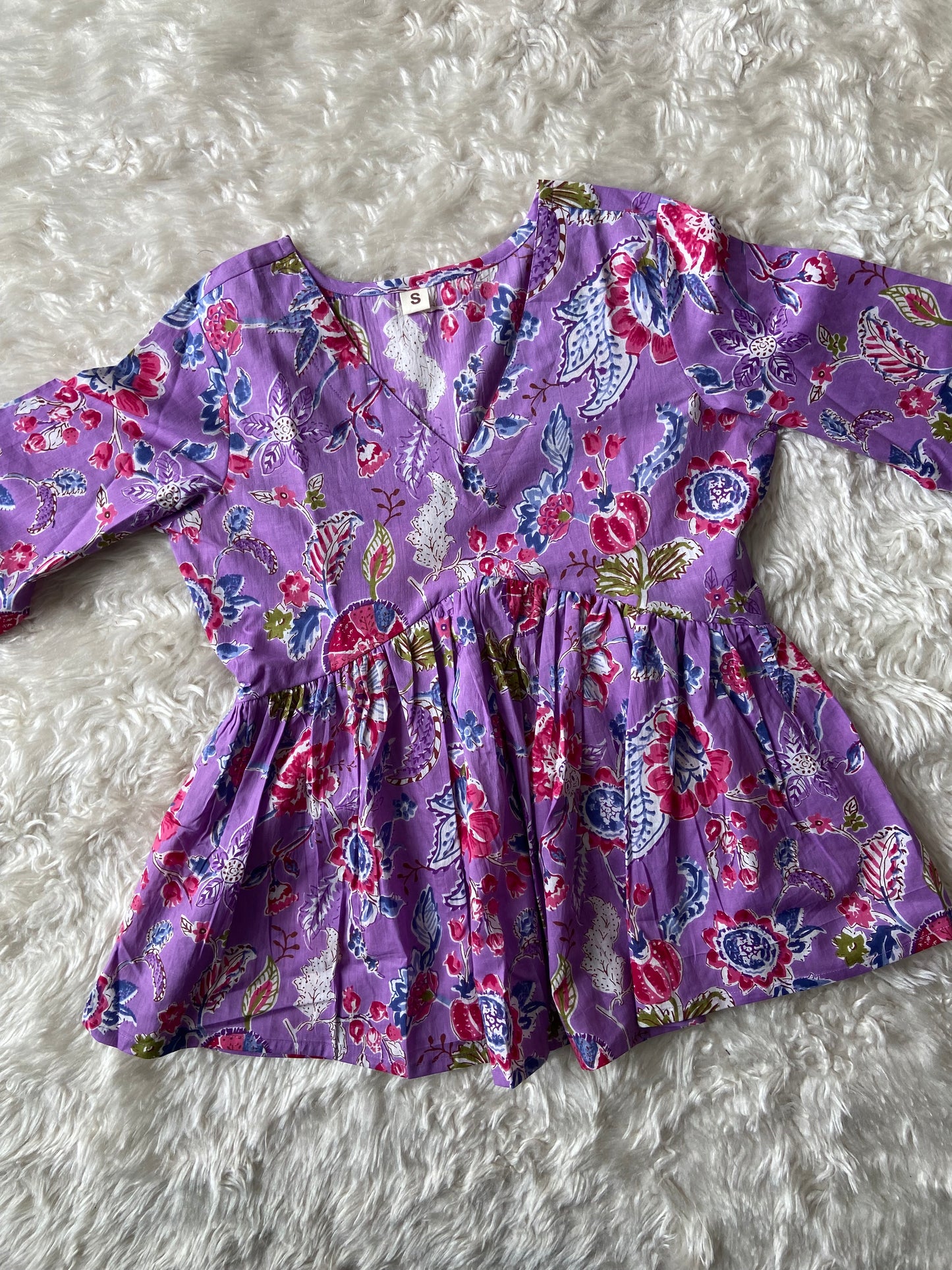 Premium Cotton Peplum Kurti