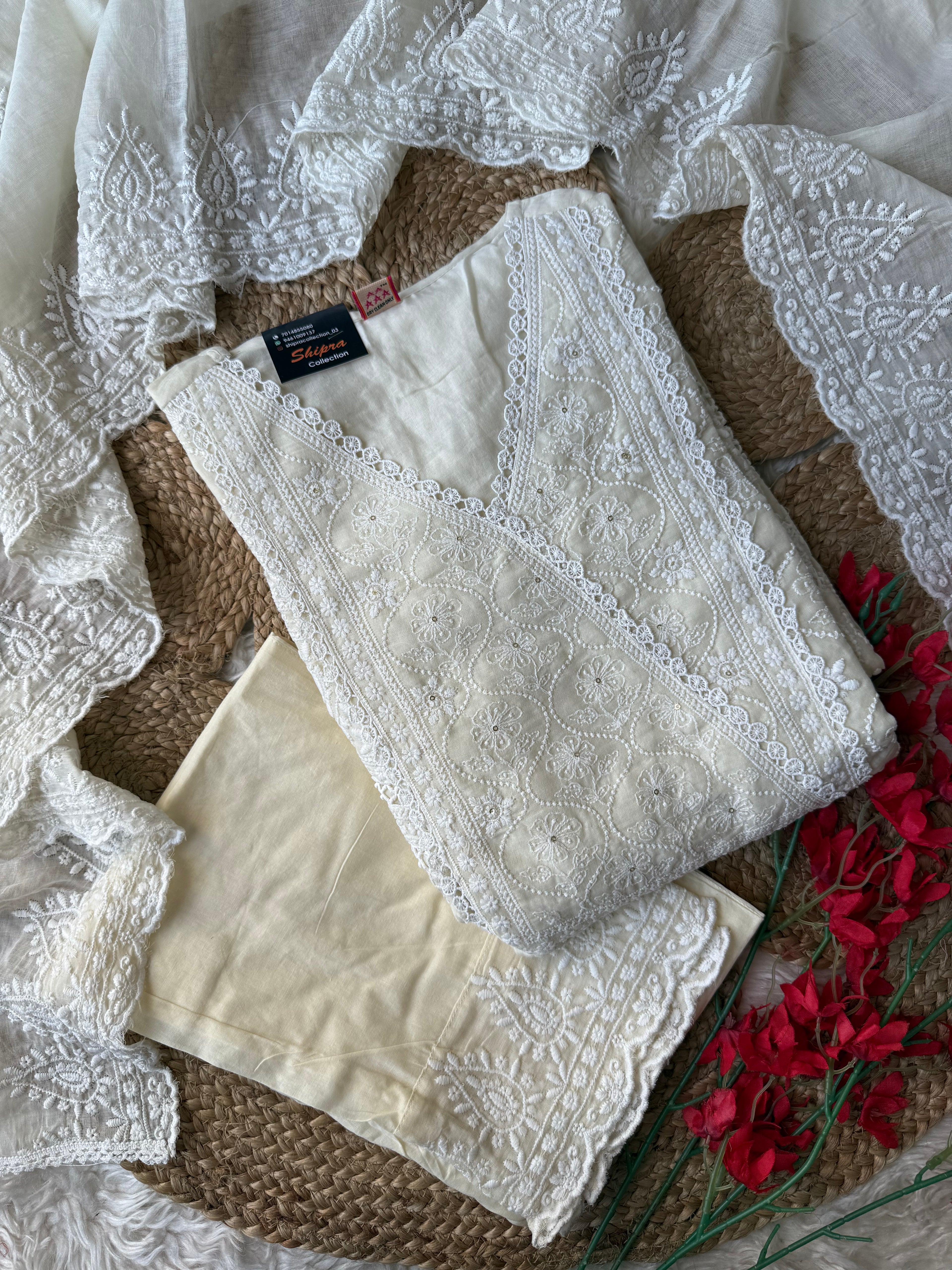 Premium Mul Cotton Chikankari Collection