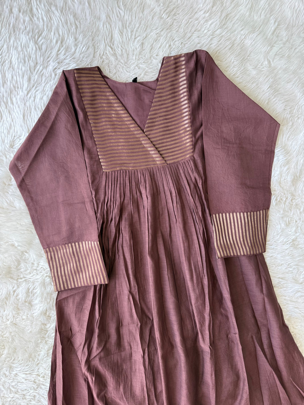 Mul Chanderi Kurti Pant Dupatta Set
