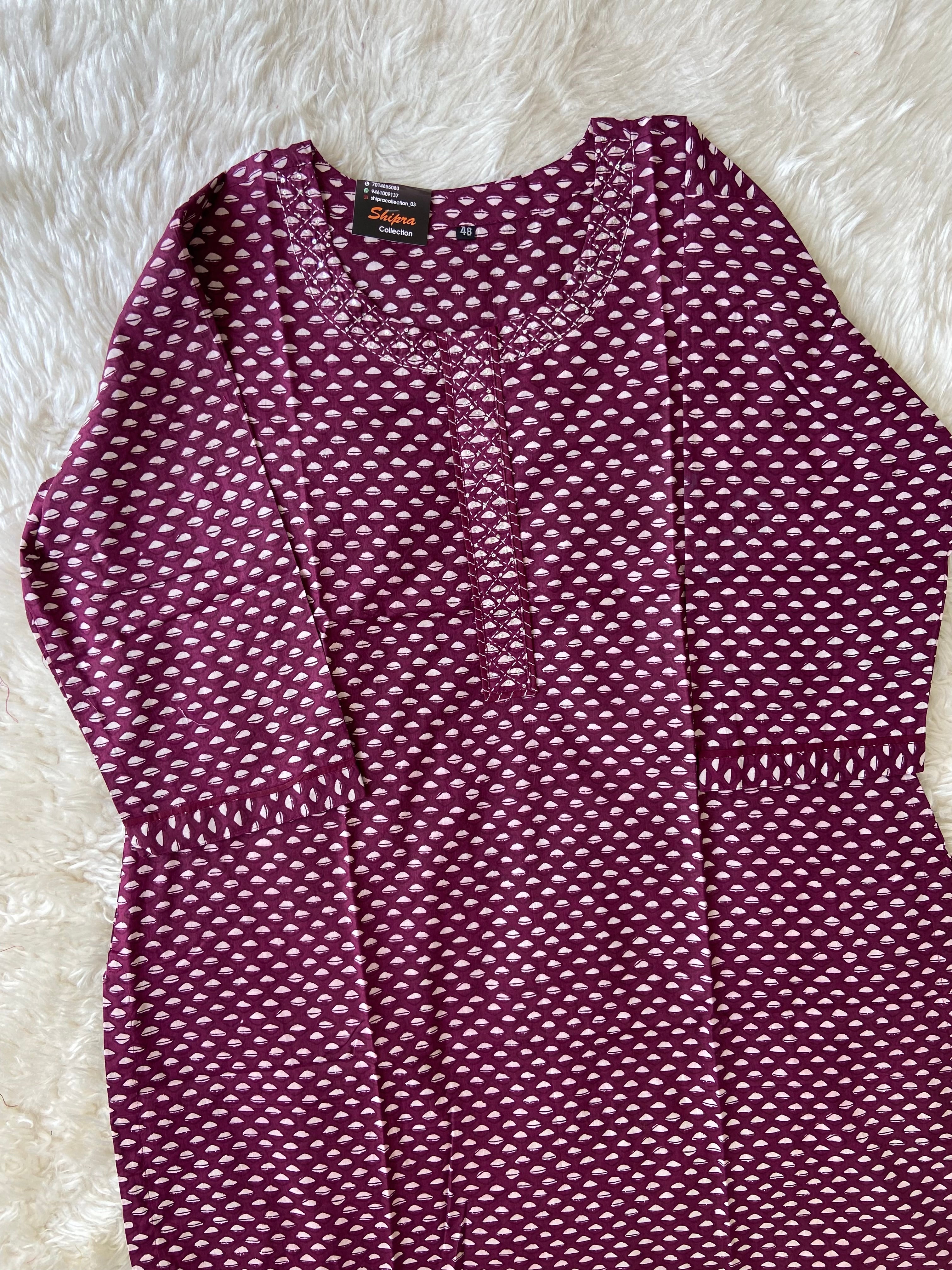 Premium Cotton Kurti