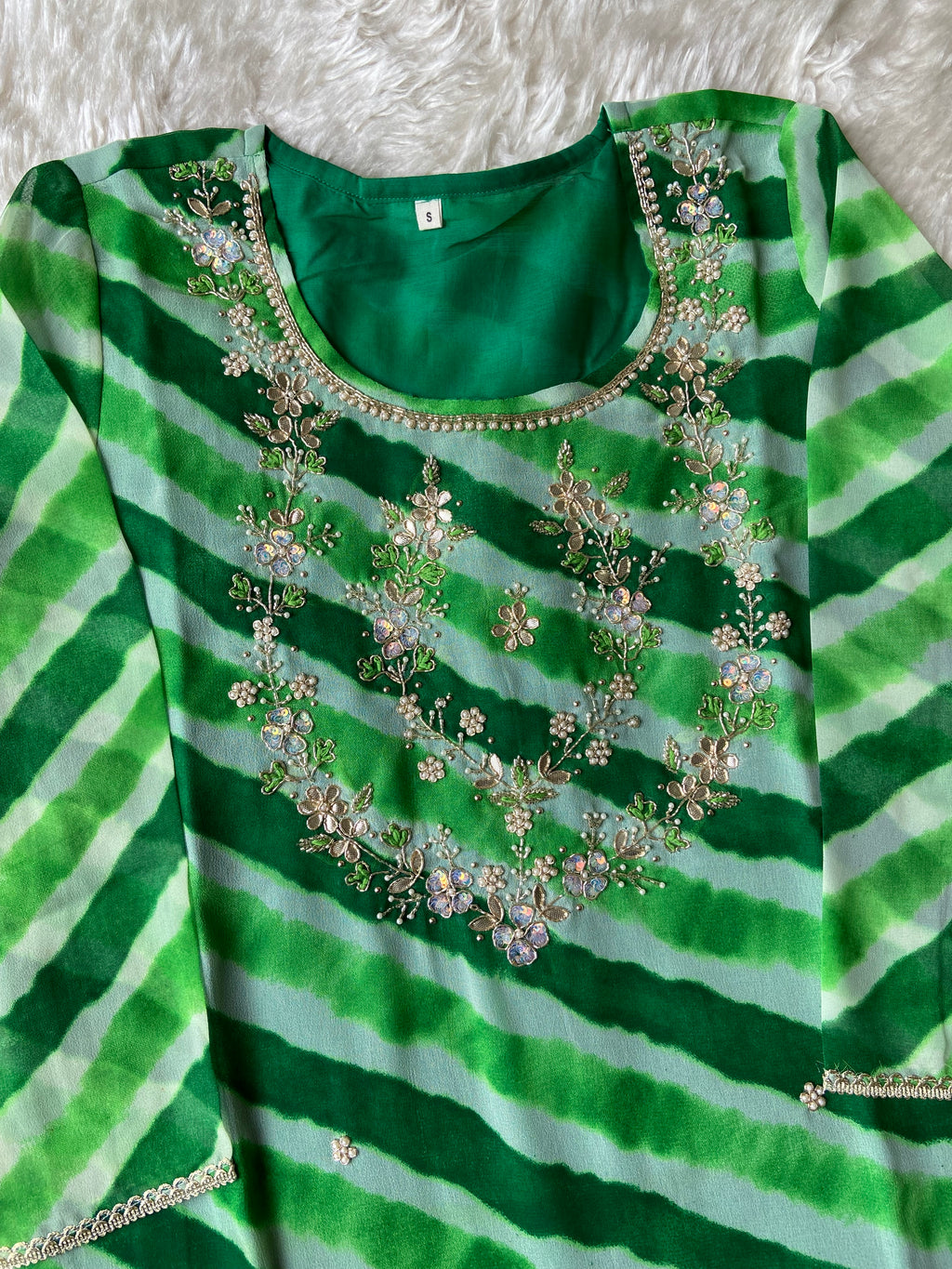 Georgette Lehariya kurti
