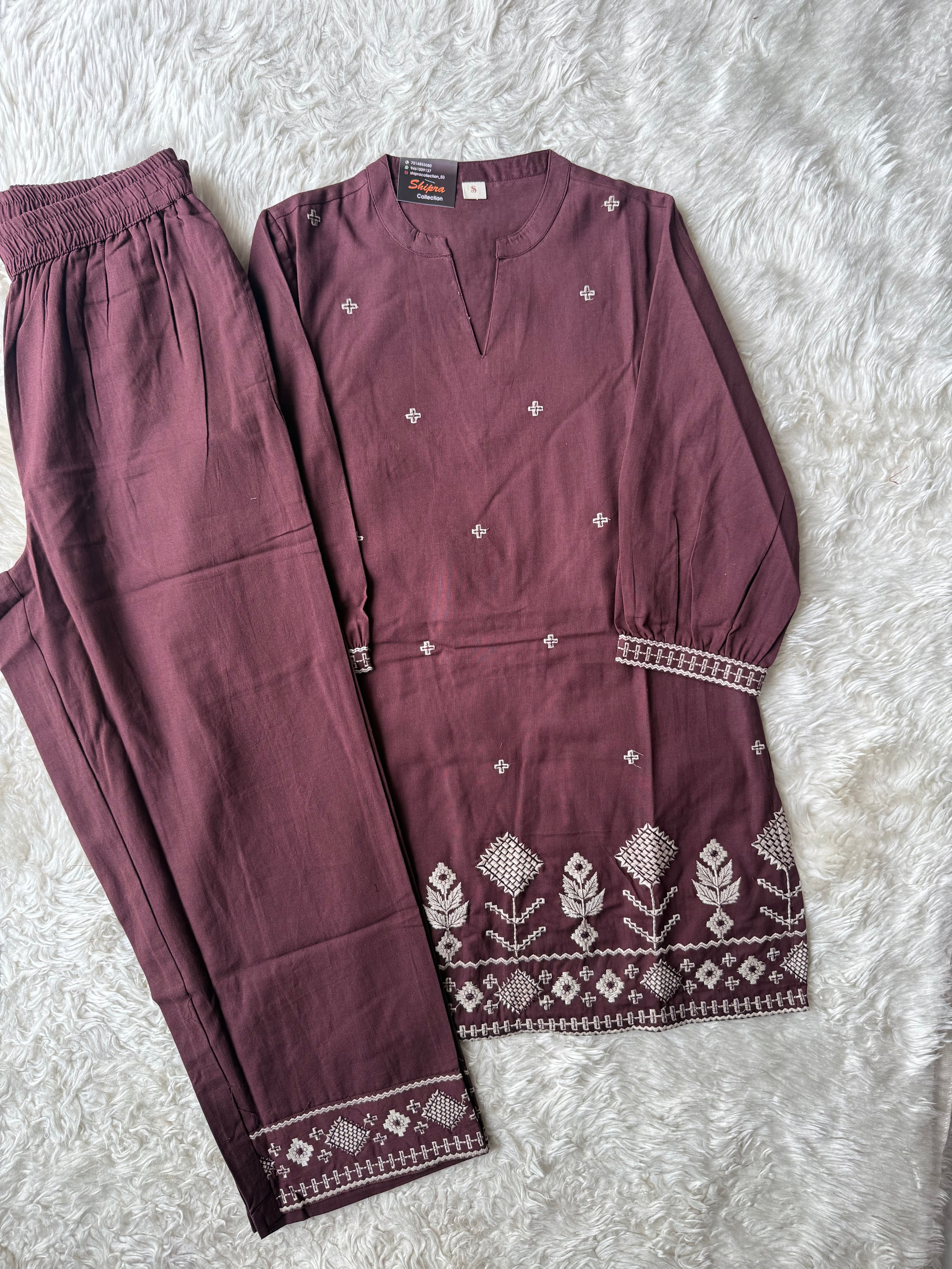 Soft Khadi Cotton Co-ord Set