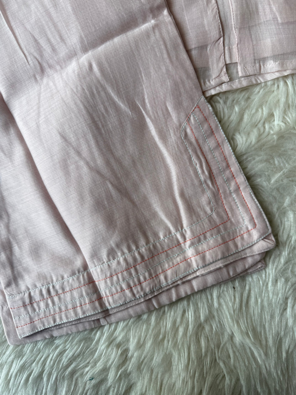 Mul Chanderi Thread work Co-ord Set