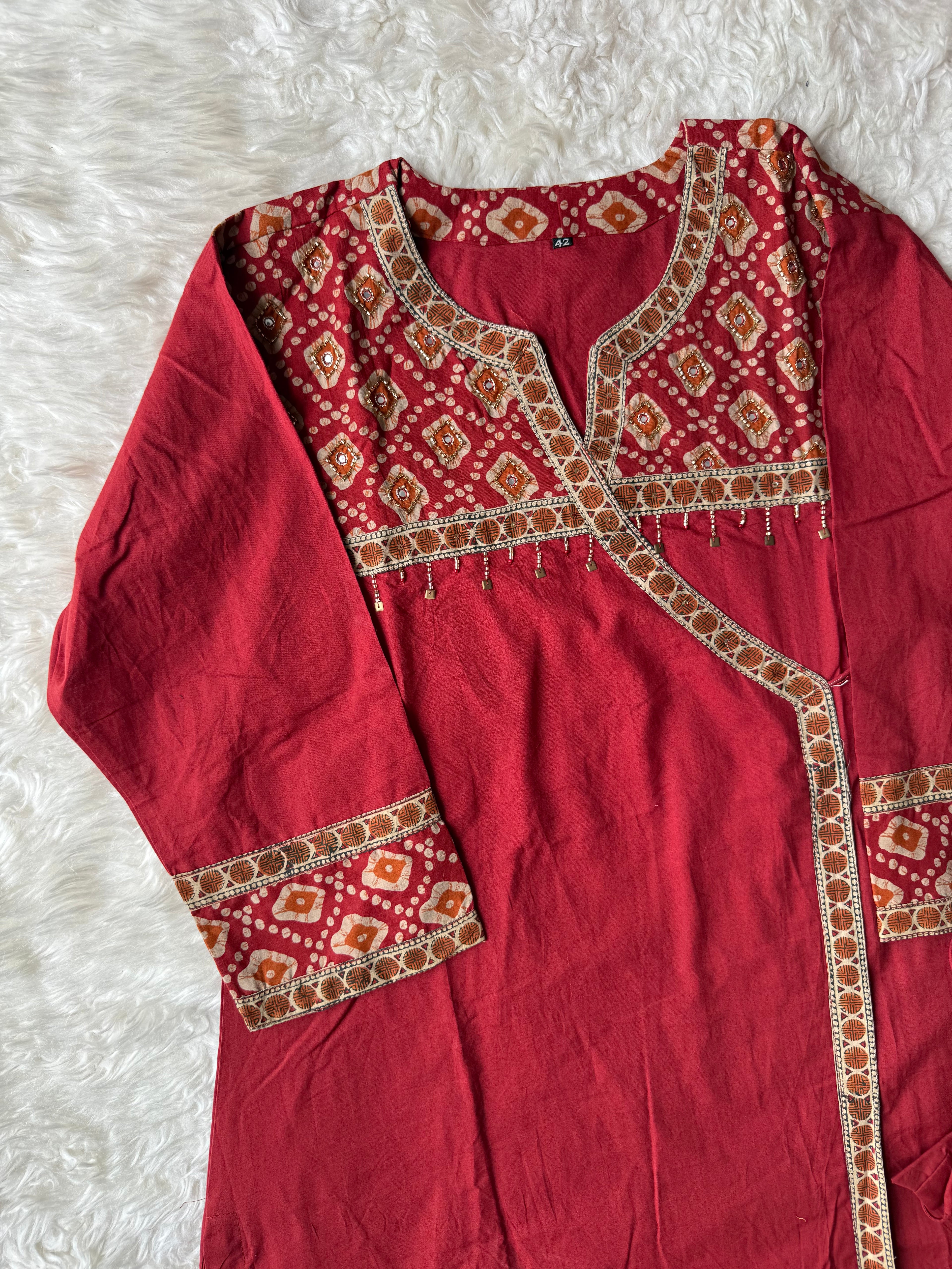 Premium Cotton Kurti Pant Dupatta Set