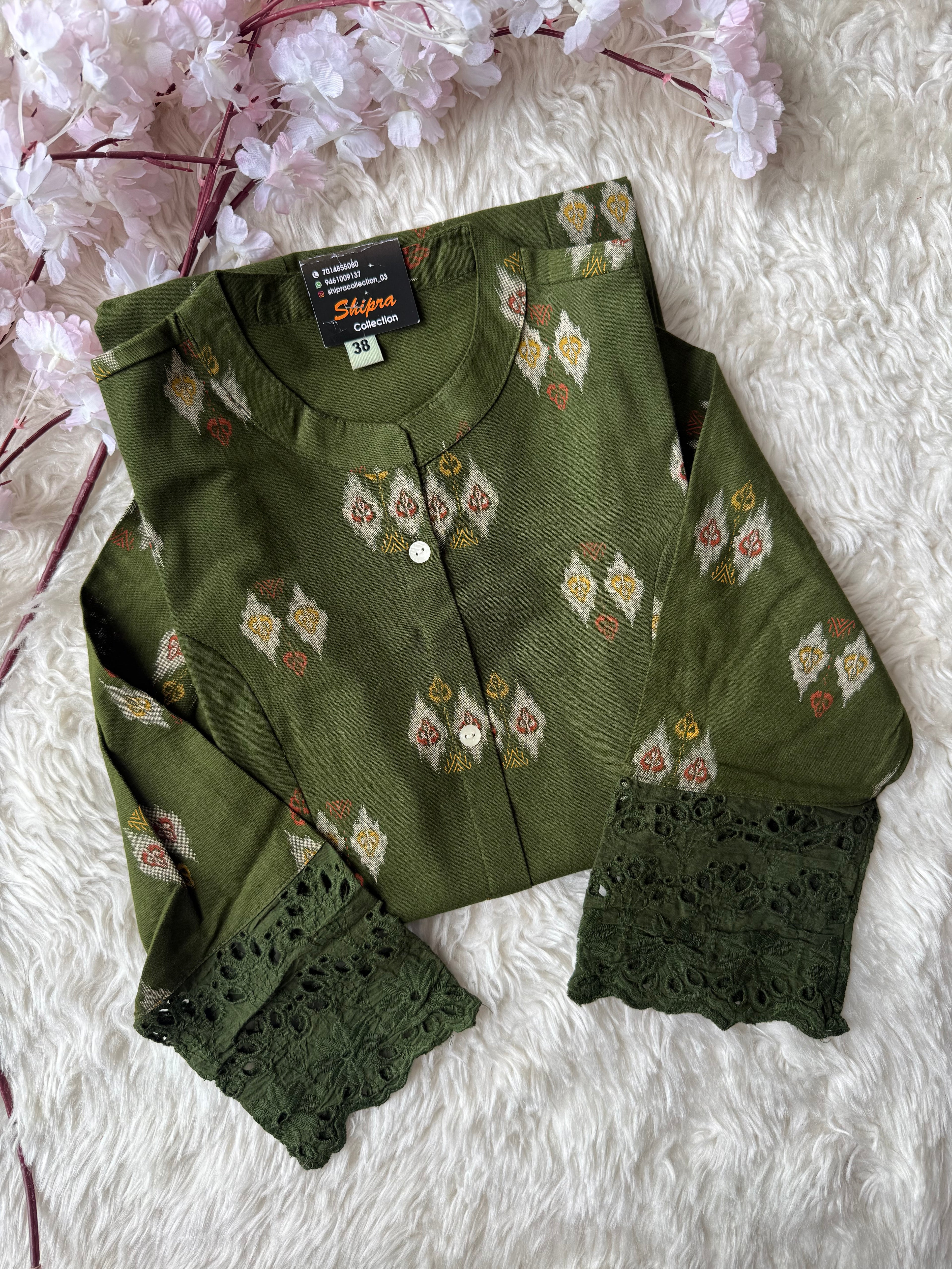 Khadi Cotton Aline kurti