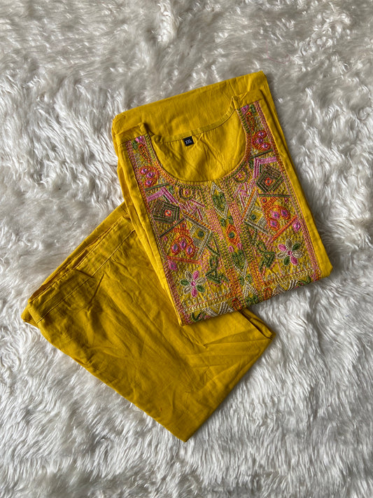 Cotton Kurti Pant Set
