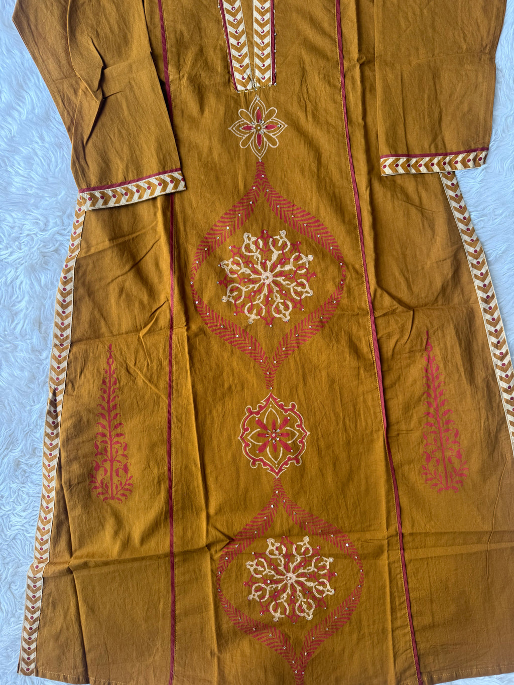 Premium Cotton Kurti Pant Dupatta Set